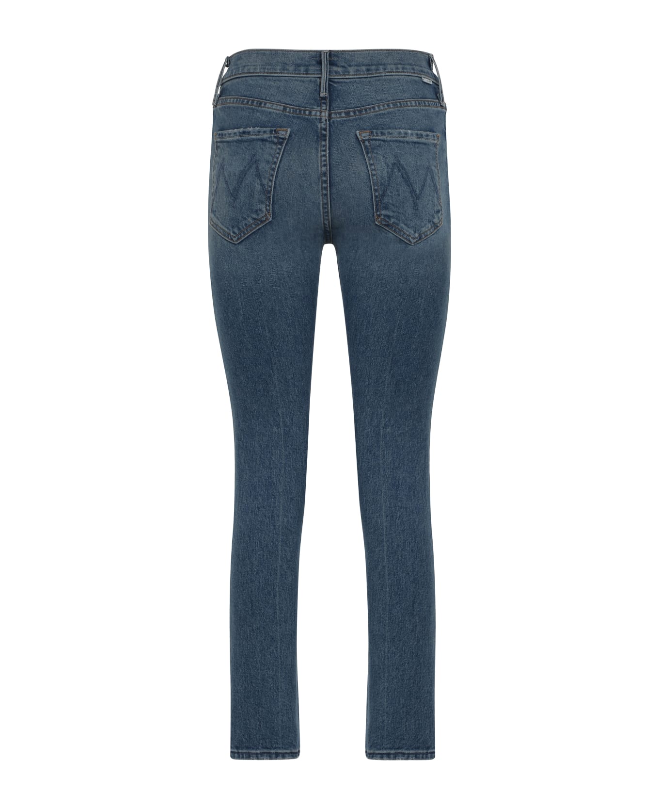 Mother The Mid Rise Dazzer Ankle Straight Leg Jeans - Denim