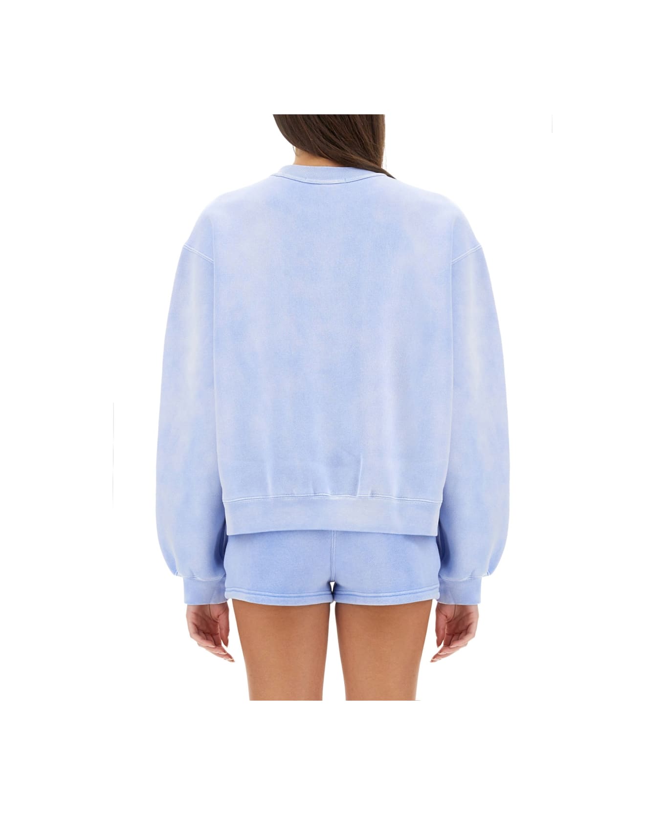 T by Alexander Wang Sweatshirt With Logo - BABY BLUE