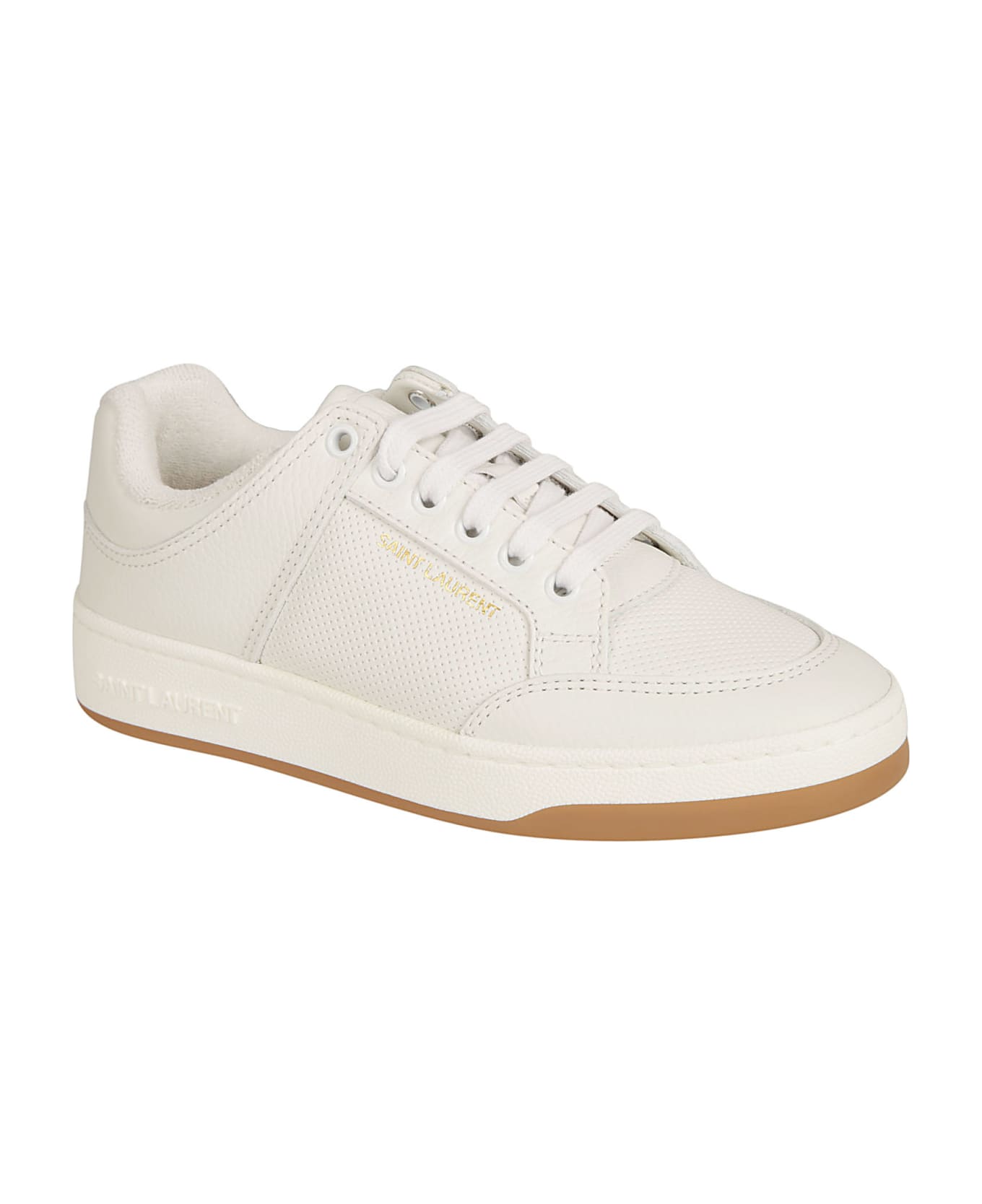 Saint Laurent Sl 61 Low Top Sneakers - Optic White
