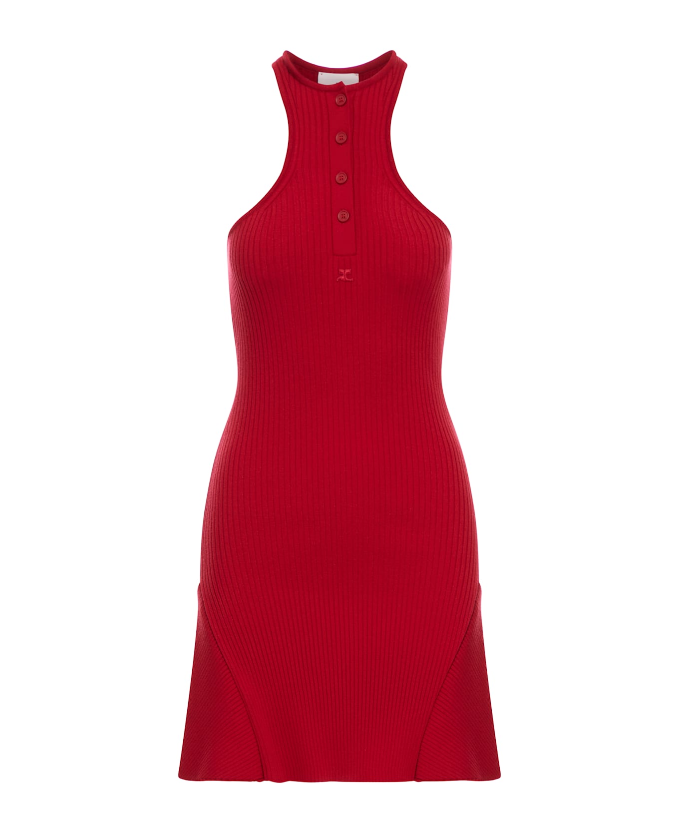 Courrèges Red Viscose Blend Dress - RUBY