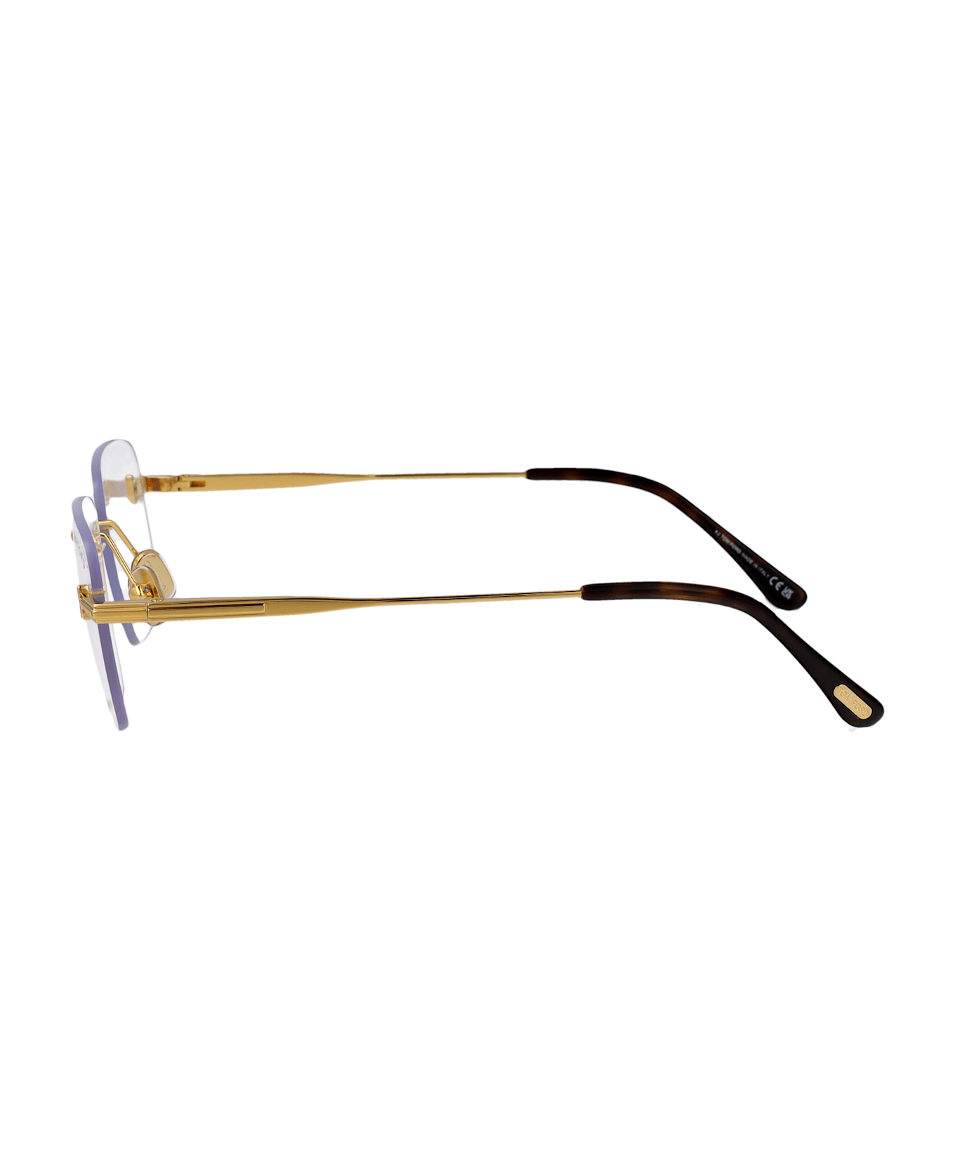 Tom Ford Eyewear Ft6117-b Glasses - Oro Carico Lucido