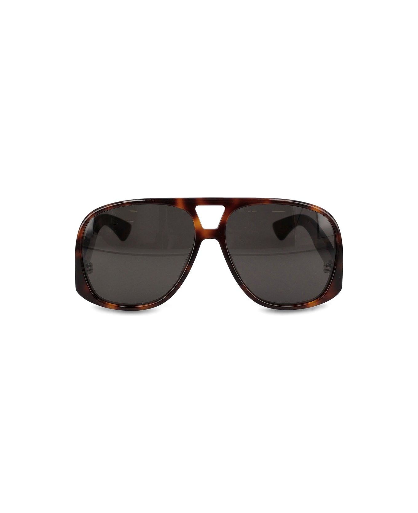 Saint Laurent Eyewear Sl 652 Solace Sunglasses - Havana/havana/black サングラス