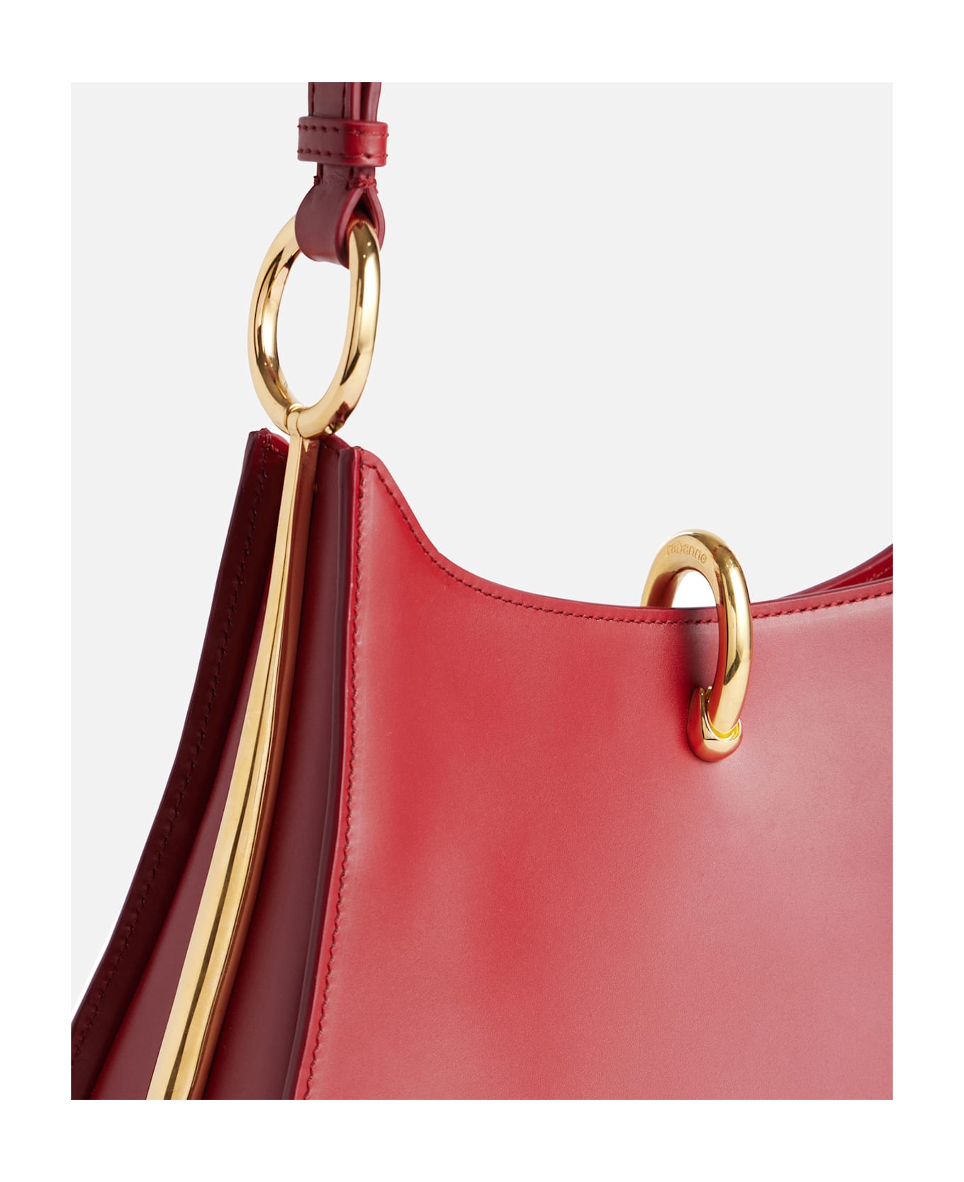 Paco Rabanne Ring Shoulder Bag - Red