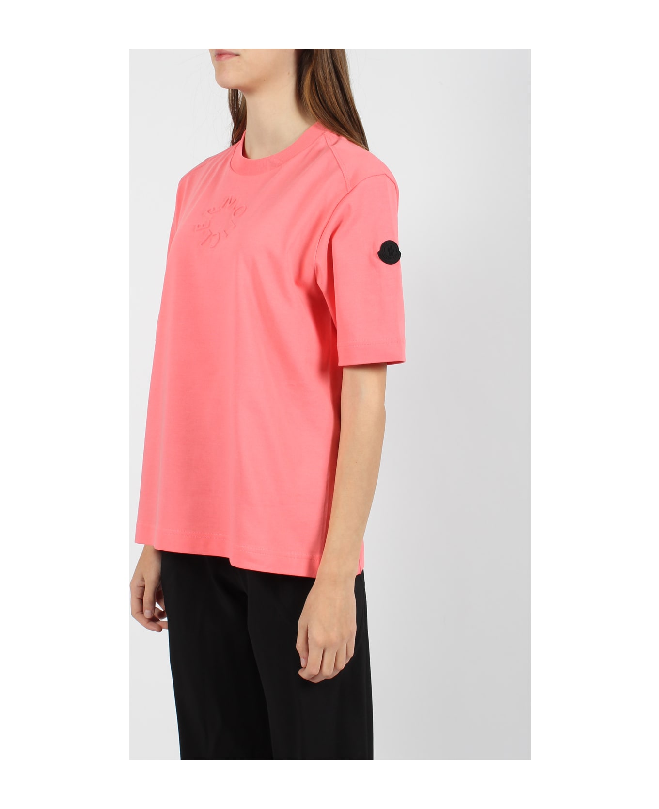 Moncler Logo Embroidered T-shirt