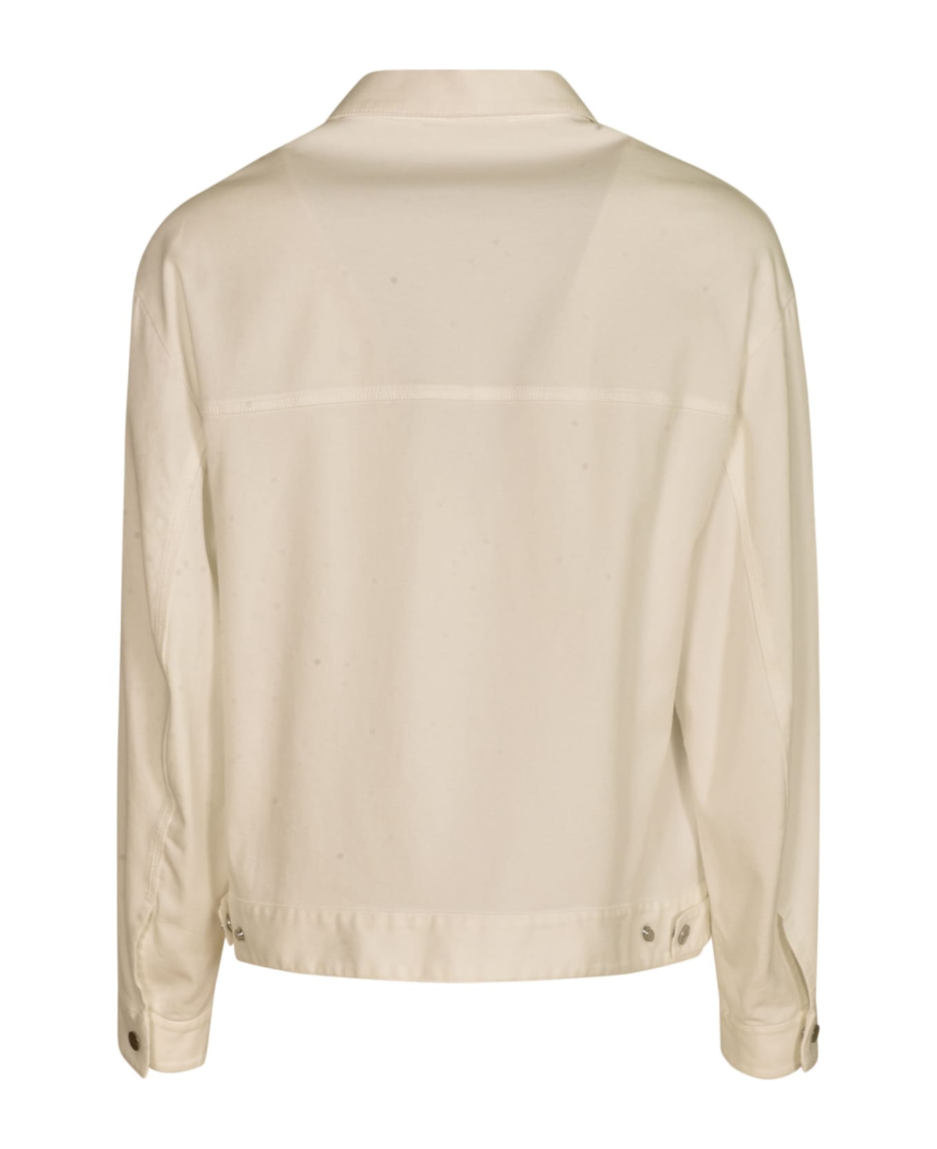 Giorgio Armani Patched Pocket Buttoned Shirt - White