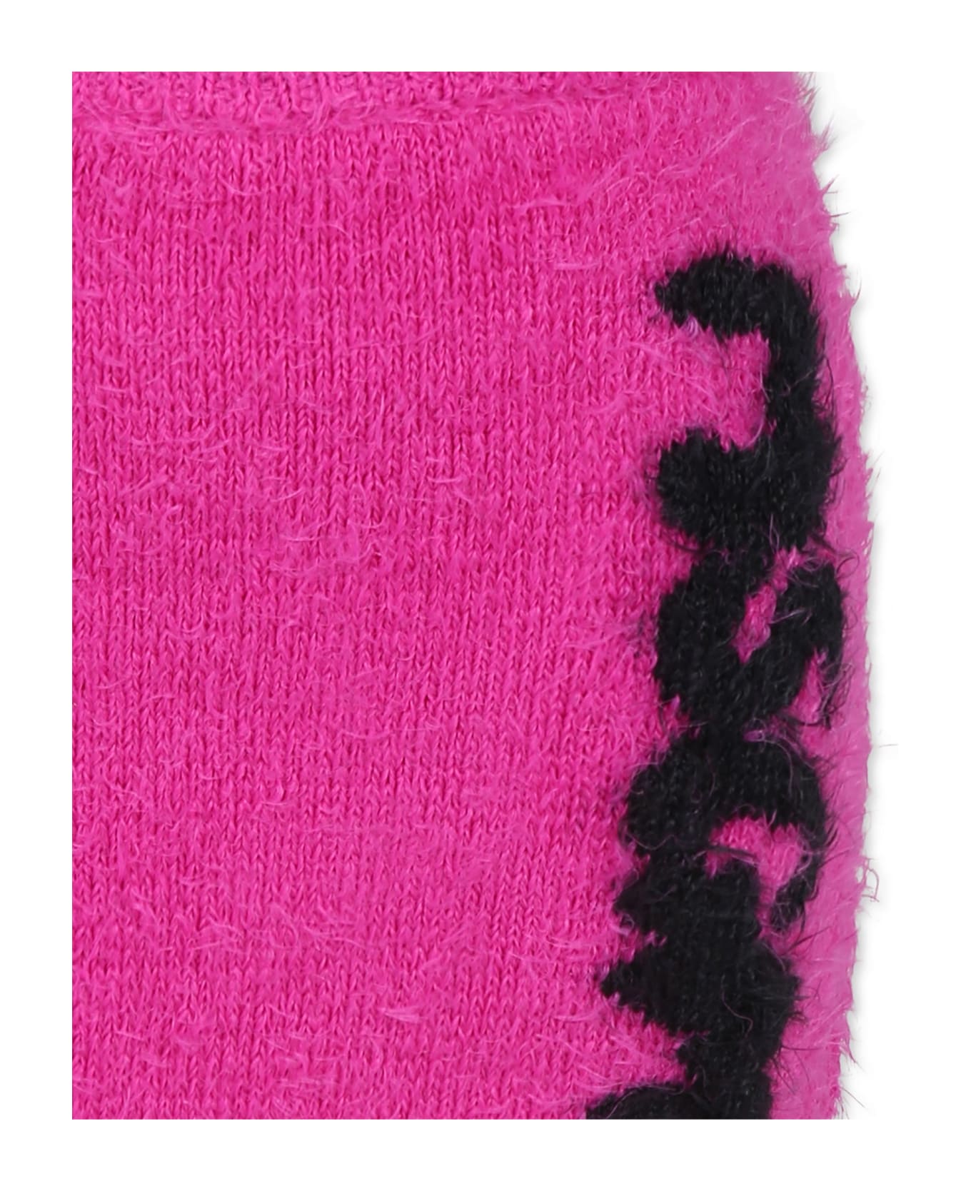 MSGM Fuchsia Skirt For Girl With Logo - Fuchsia