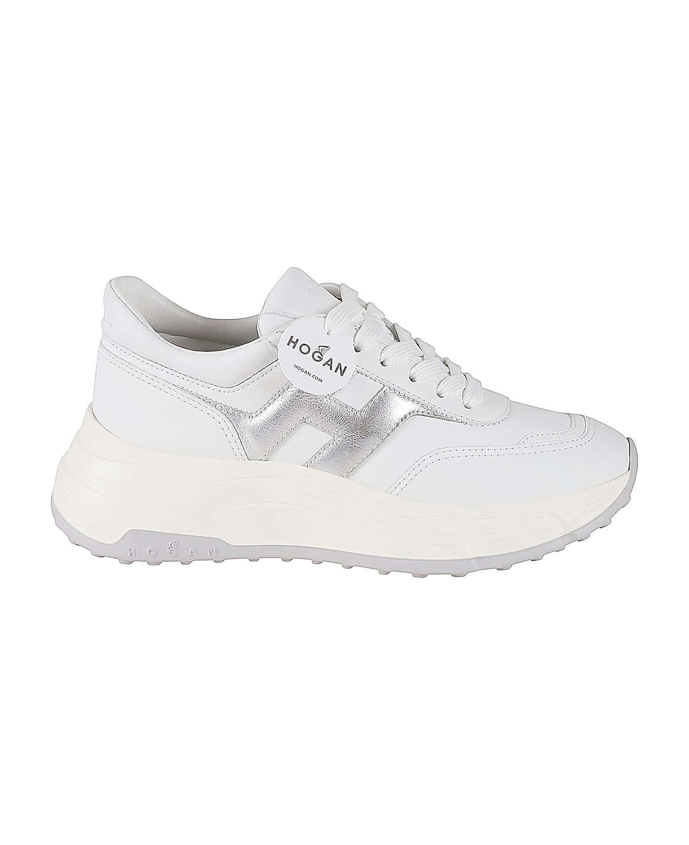 Hogan H669 Sneakers - Silver/White
