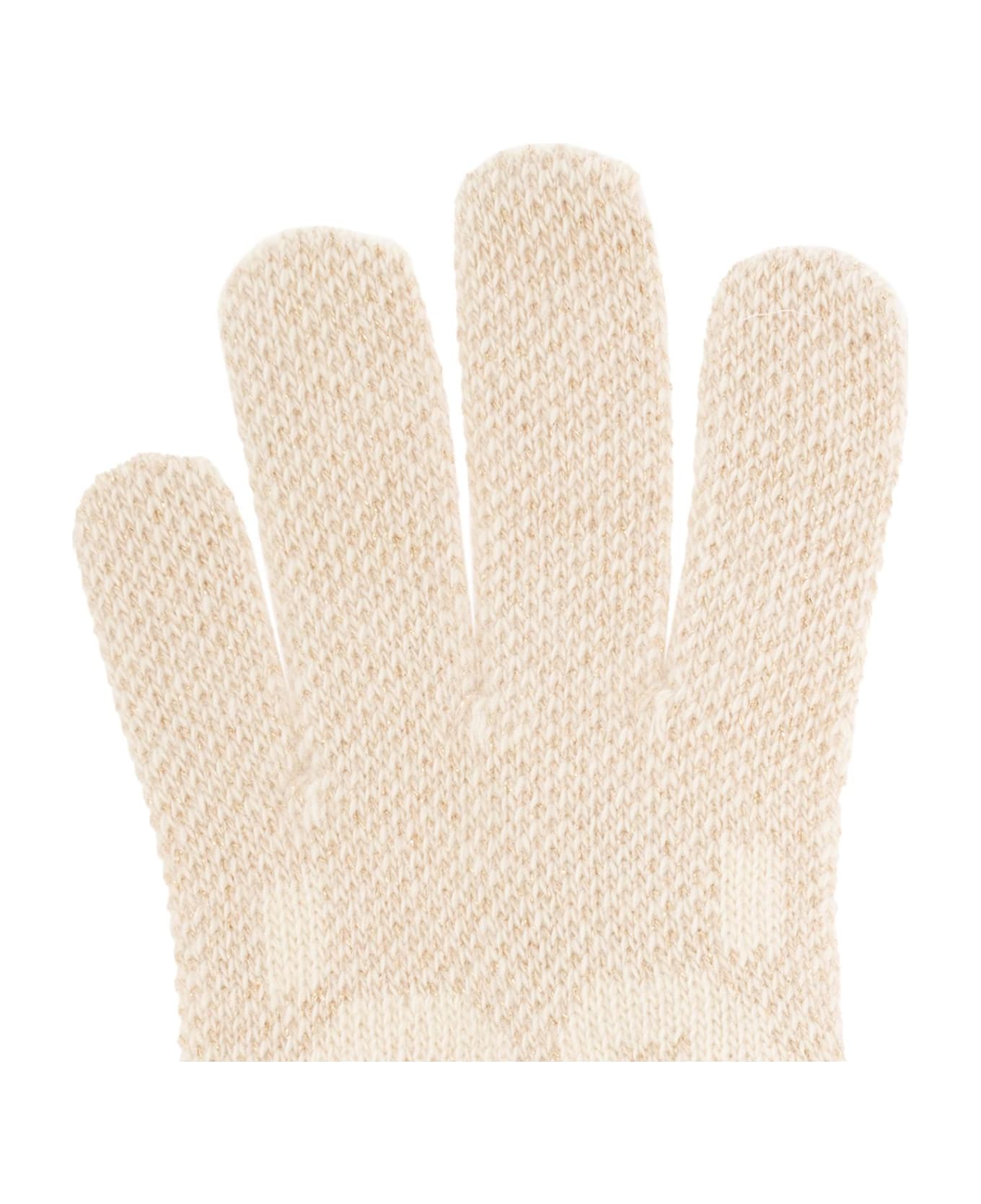 Gucci Cashmere Gloves - Camel White