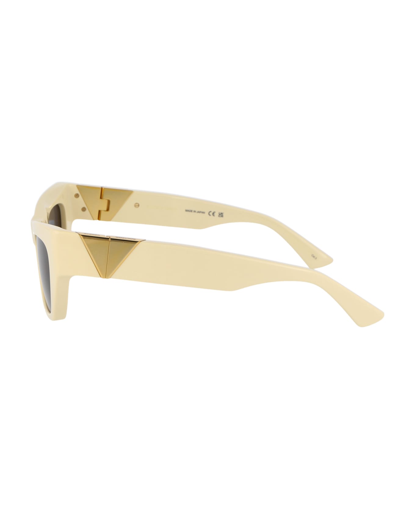 Bottega Veneta Eyewear Bv1177s Sunglasses - 004 YELLOW YELLOW GREY