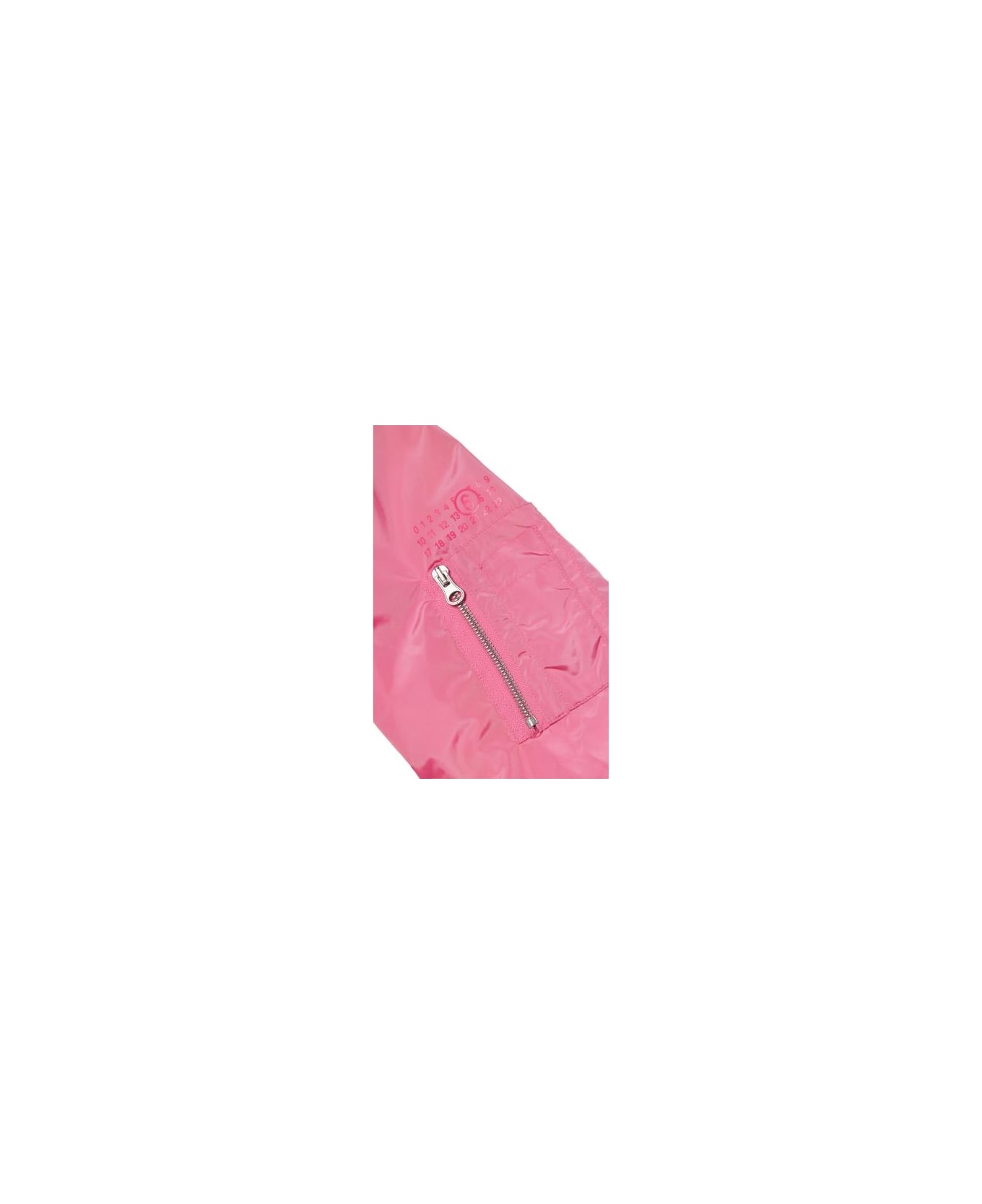 MM6 Maison Margiela Bomber Con Logo - Pink コート＆ジャケット
