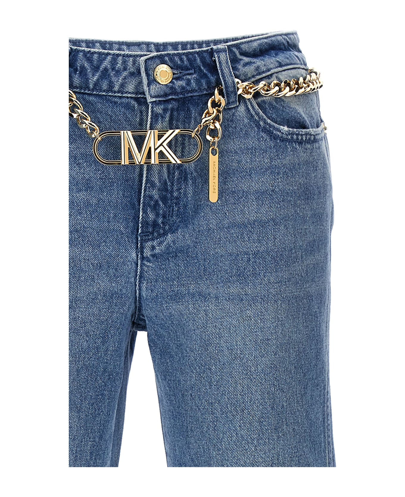 MICHAEL Michael Kors Flare Fit Jeans - Light Blue
