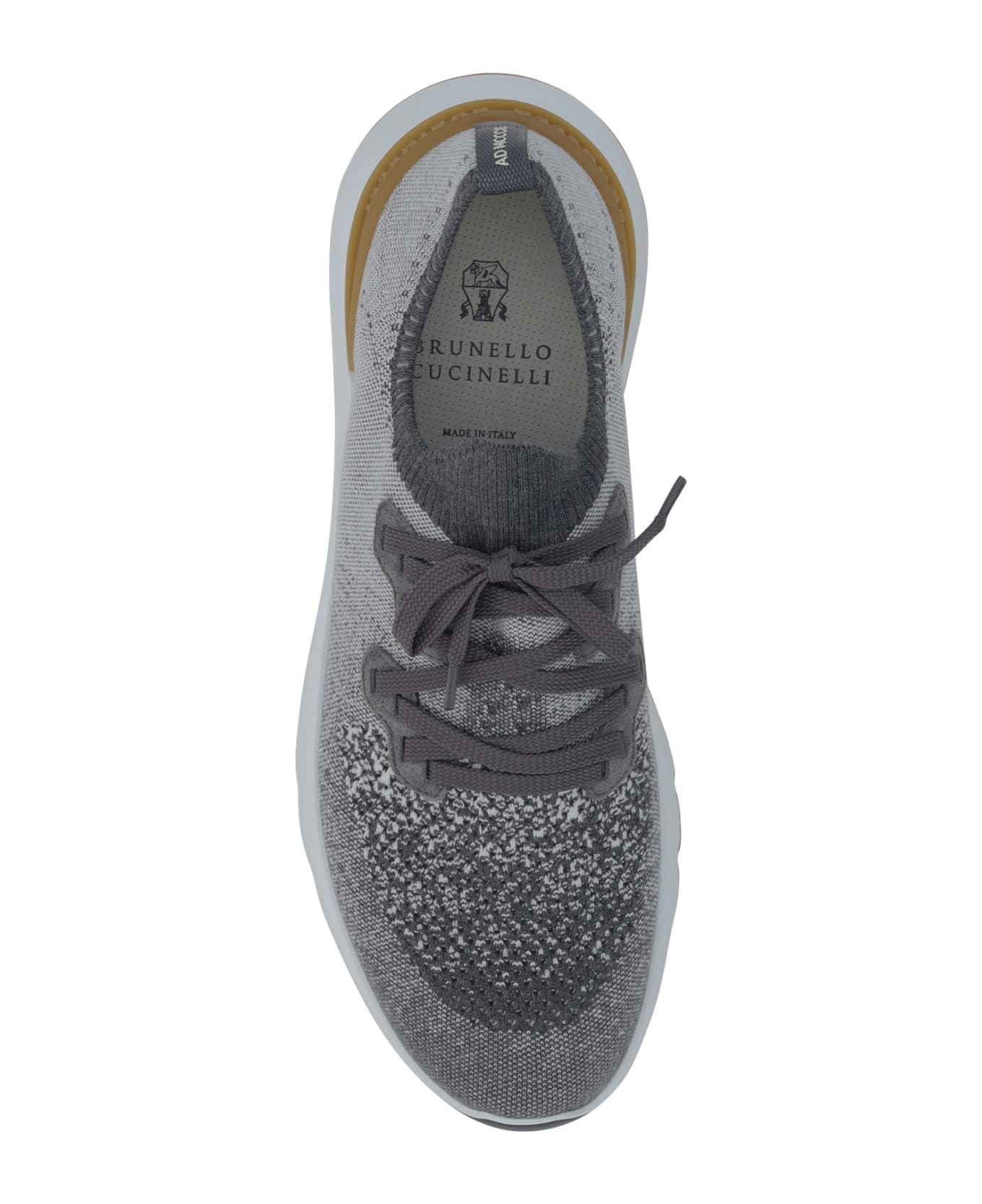 Brunello Cucinelli Knit Chine Sneakers - Multi