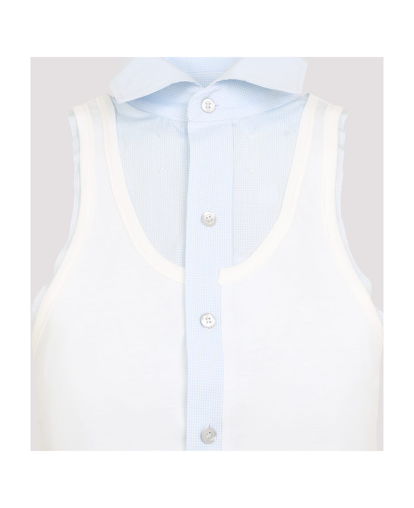 Maison Margiela Tank Top - Light Blue