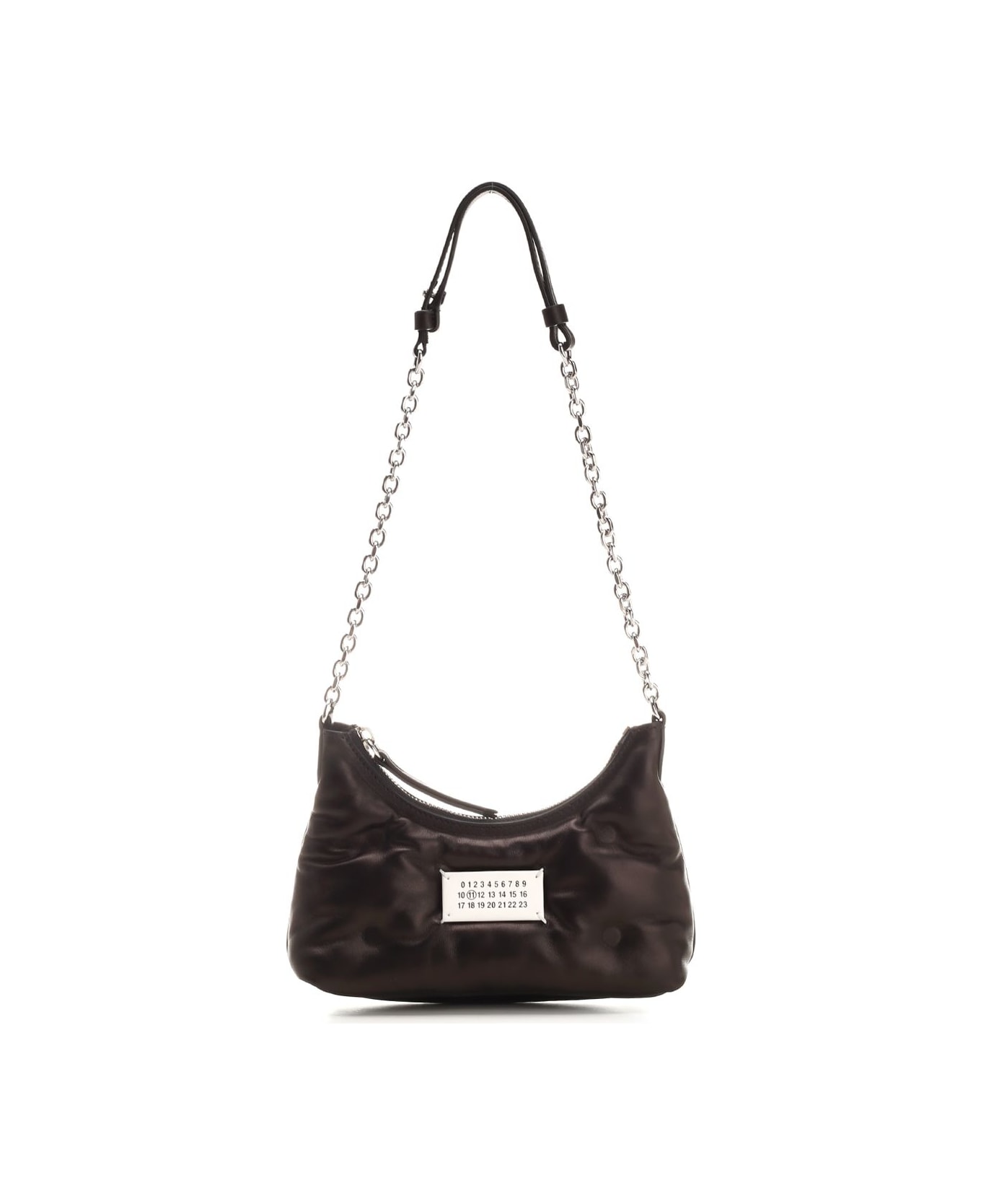 Maison Margiela "glam Slam" Micro Hobo Bag - Black