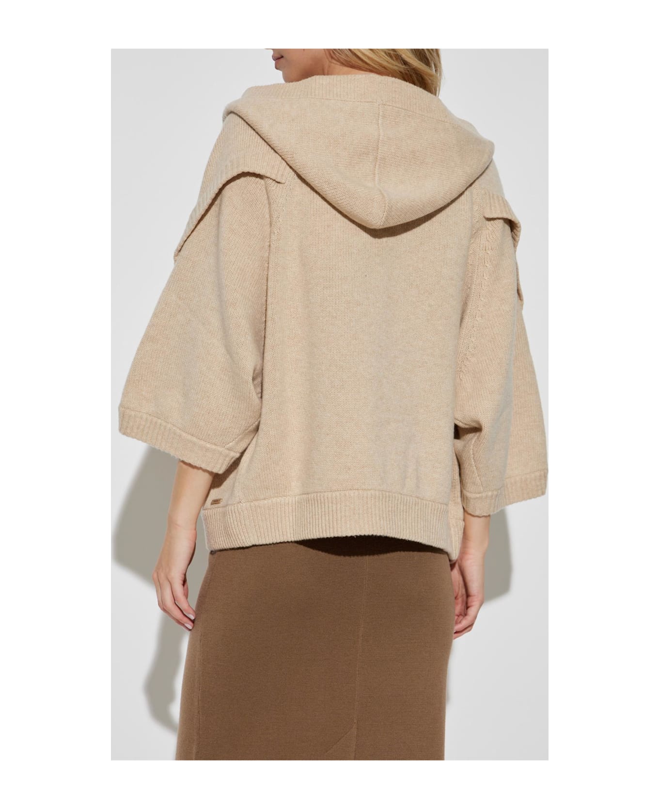 Max Mara Cardigan 
vals
 - Beige