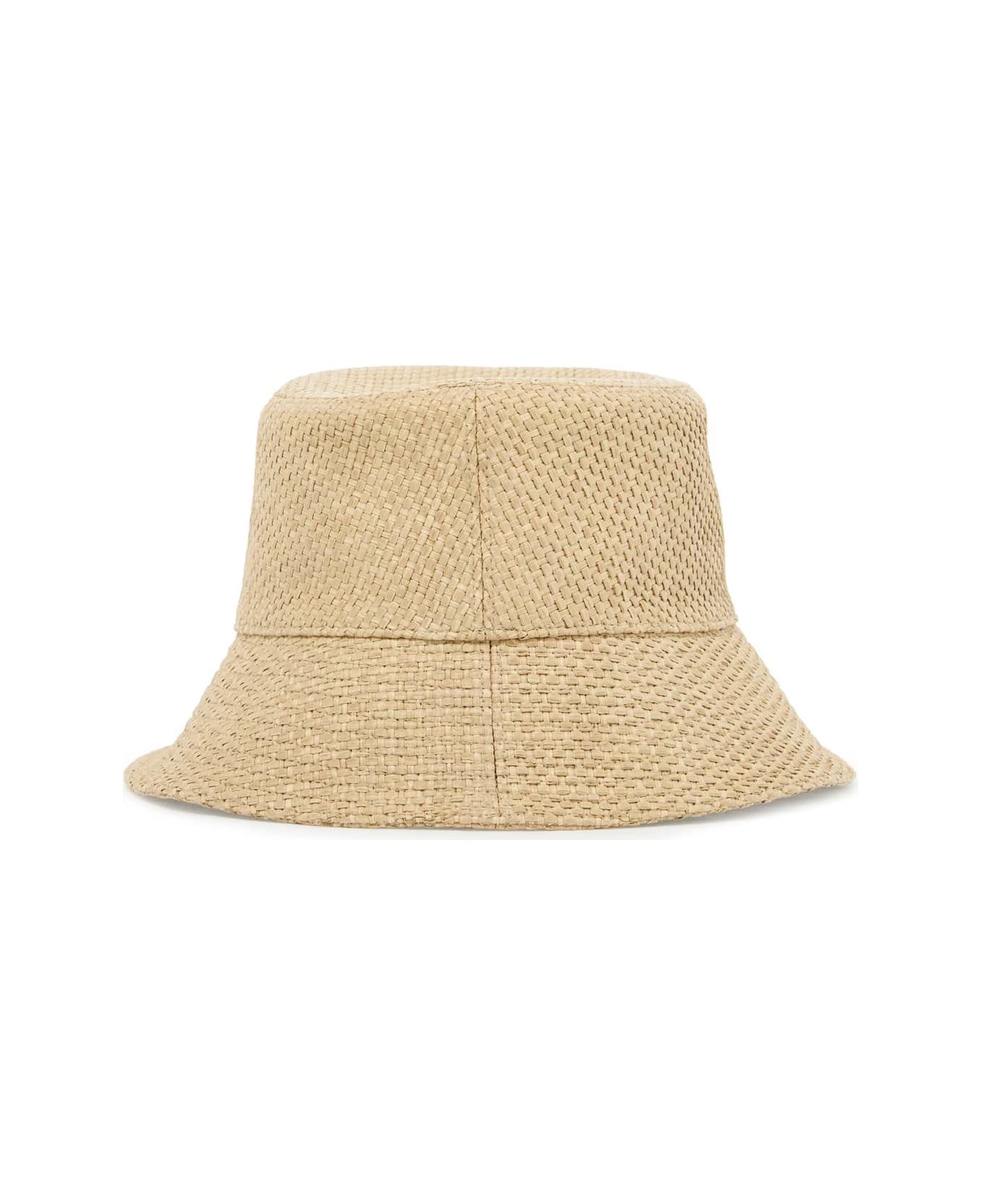 Versace Raffia Bucket Hat For - LINEN+TABACCO (Beige)