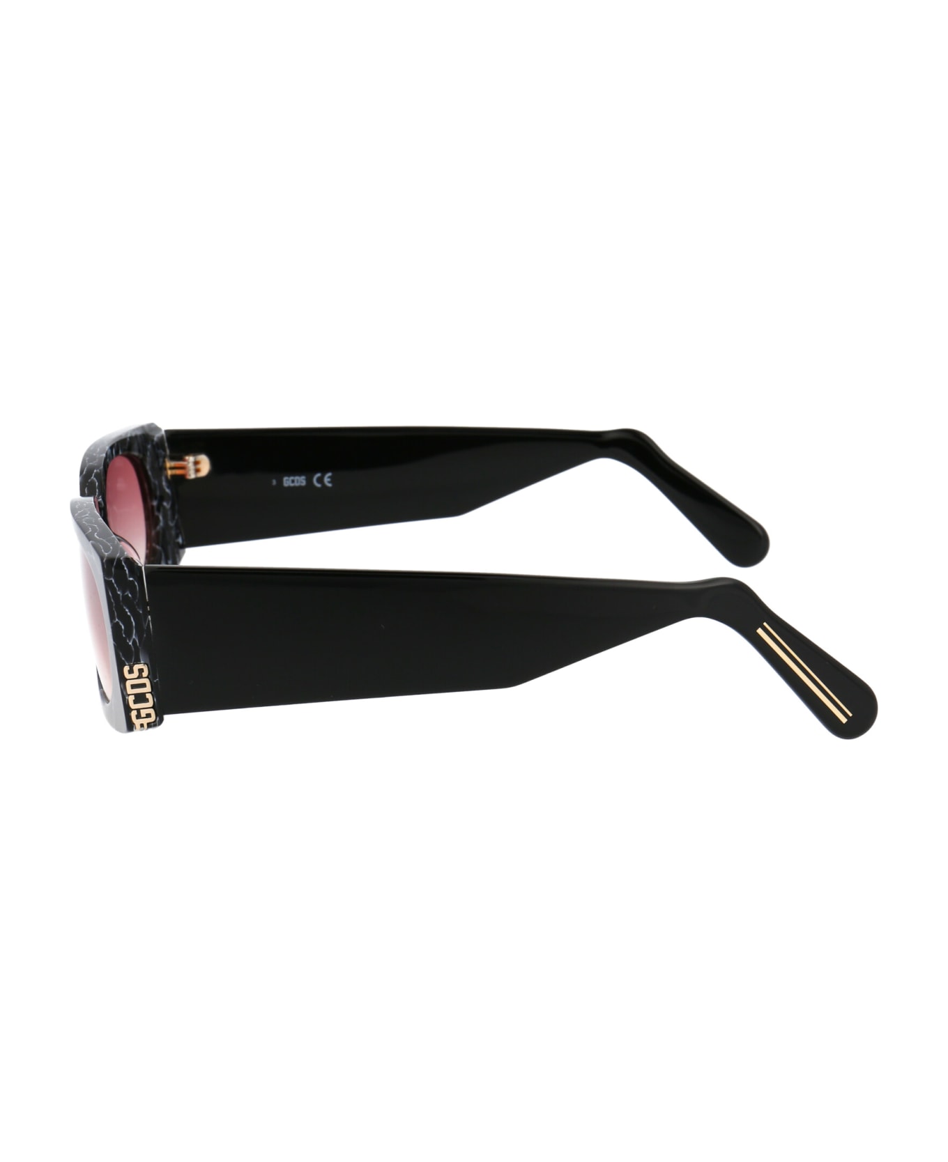 GCDS Gd0016 Sunglasses - 01T BLACK