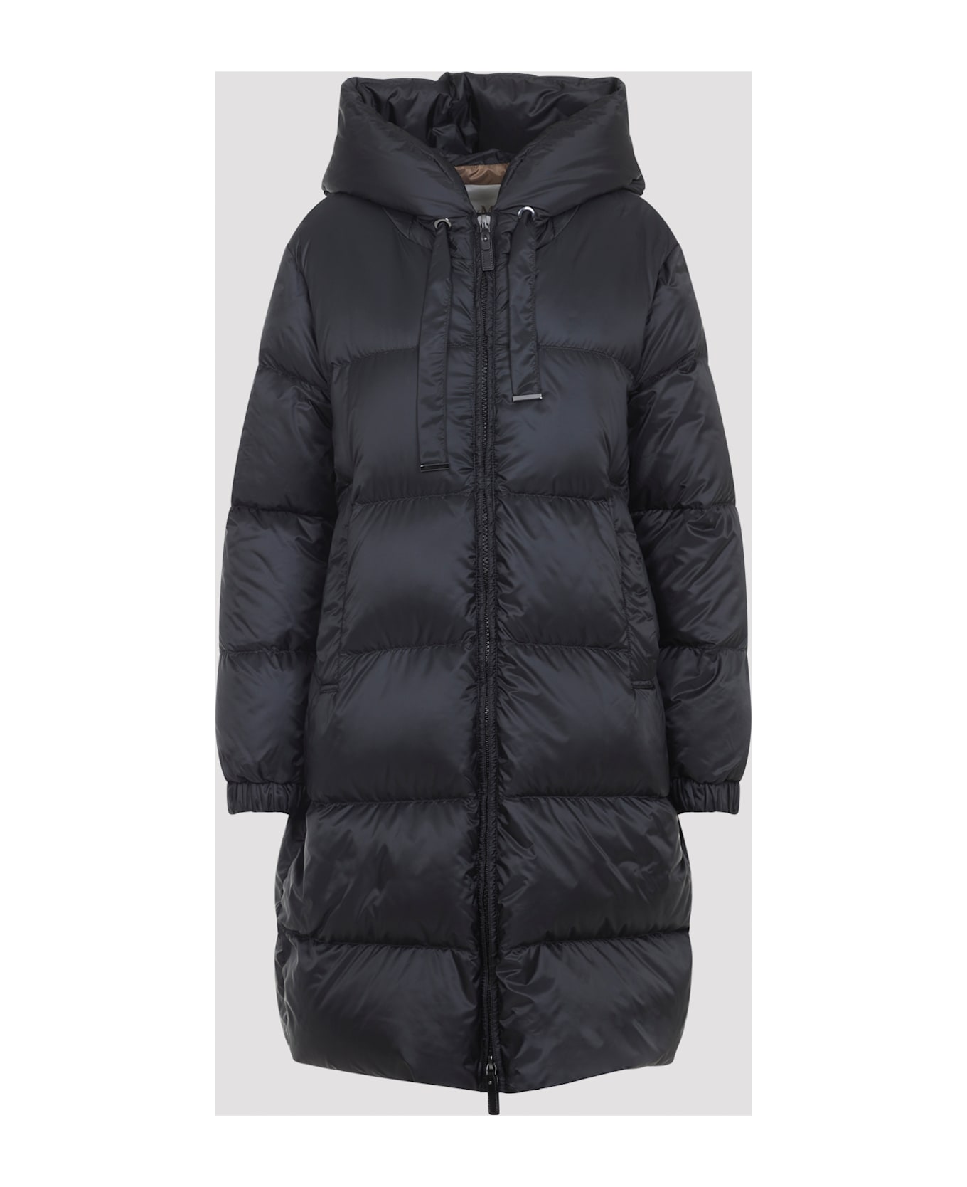 Max Mara The Cube Sei Long Down Jacket - Black