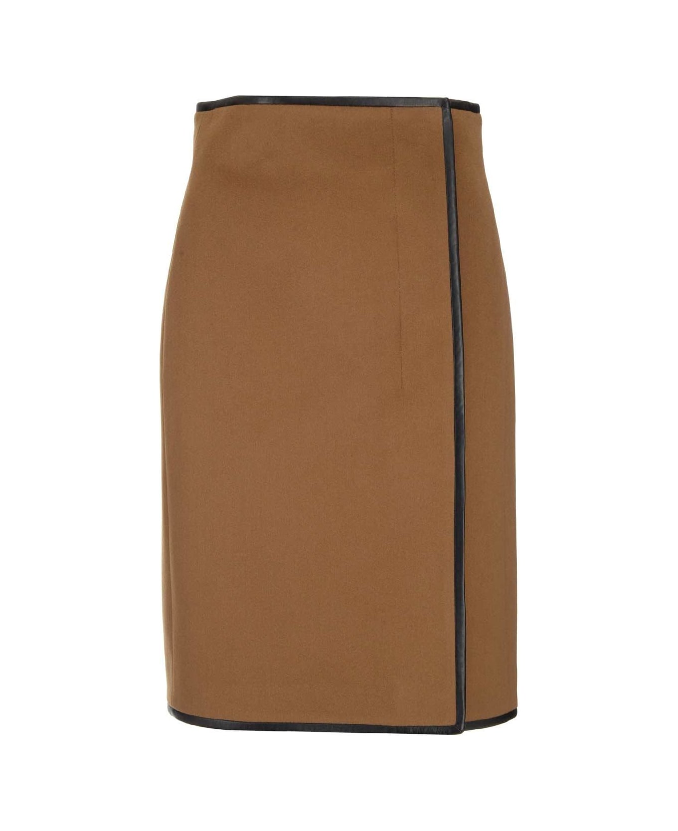 Saint Laurent Belted Wrap Skirt