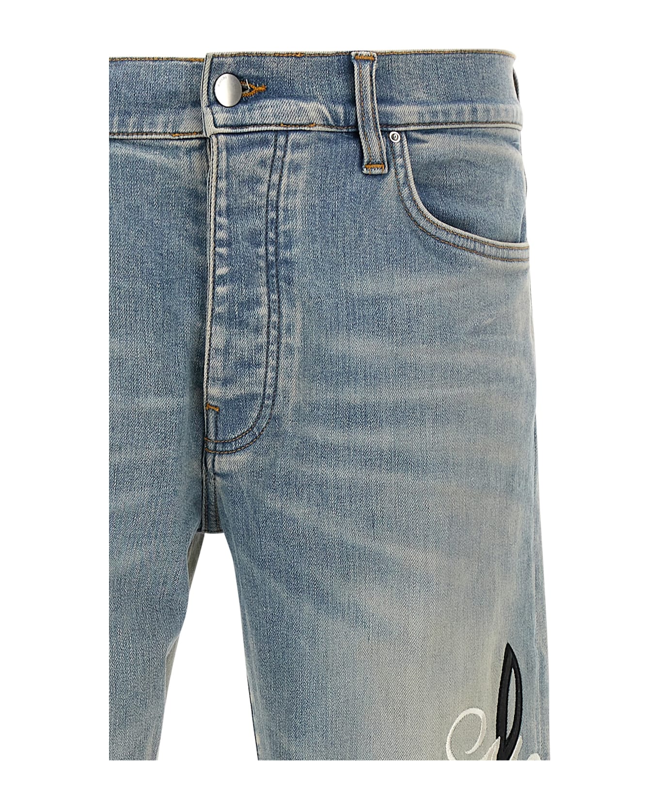 AMIRI 
music Note
 Jeans - Light Blue