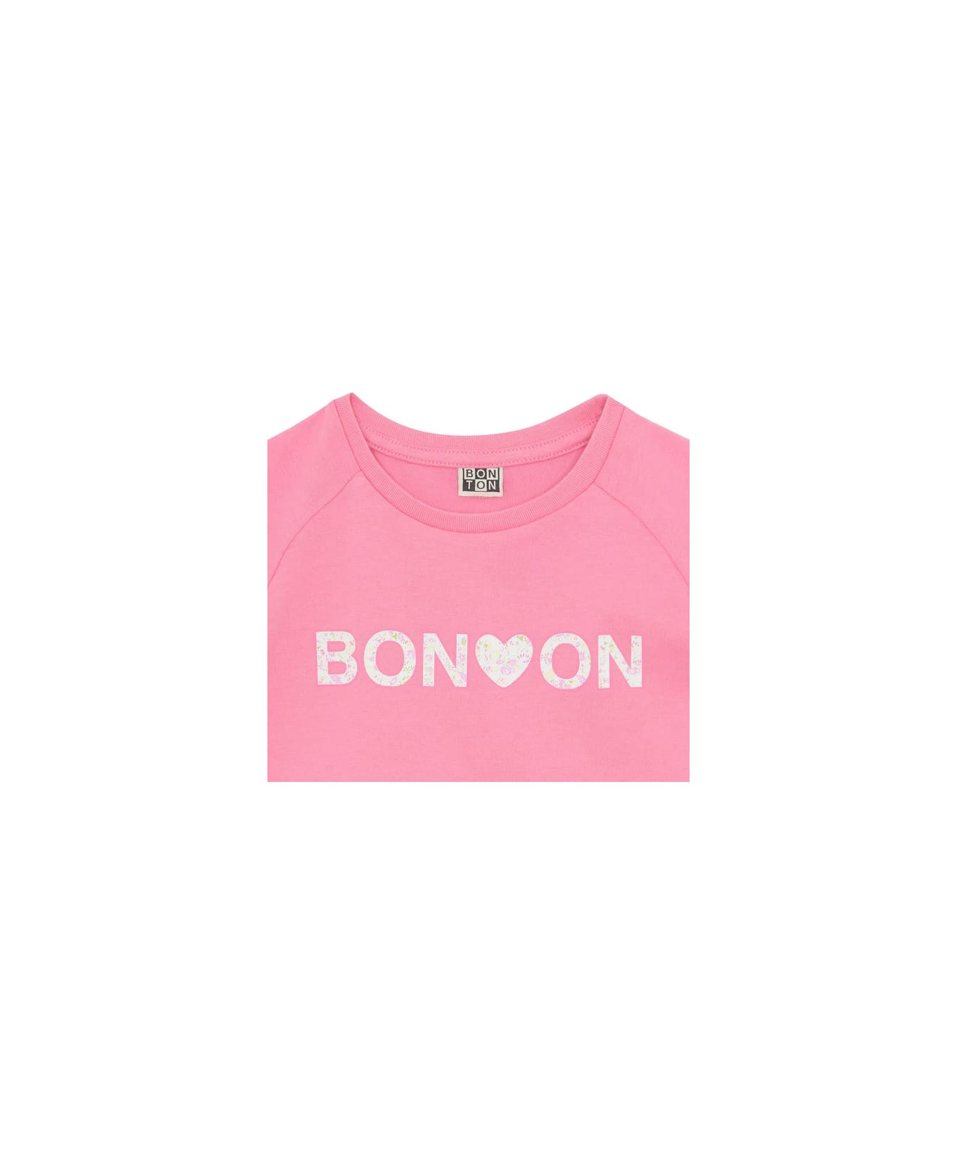 Bonton T-shirt Con Stampa - Pink