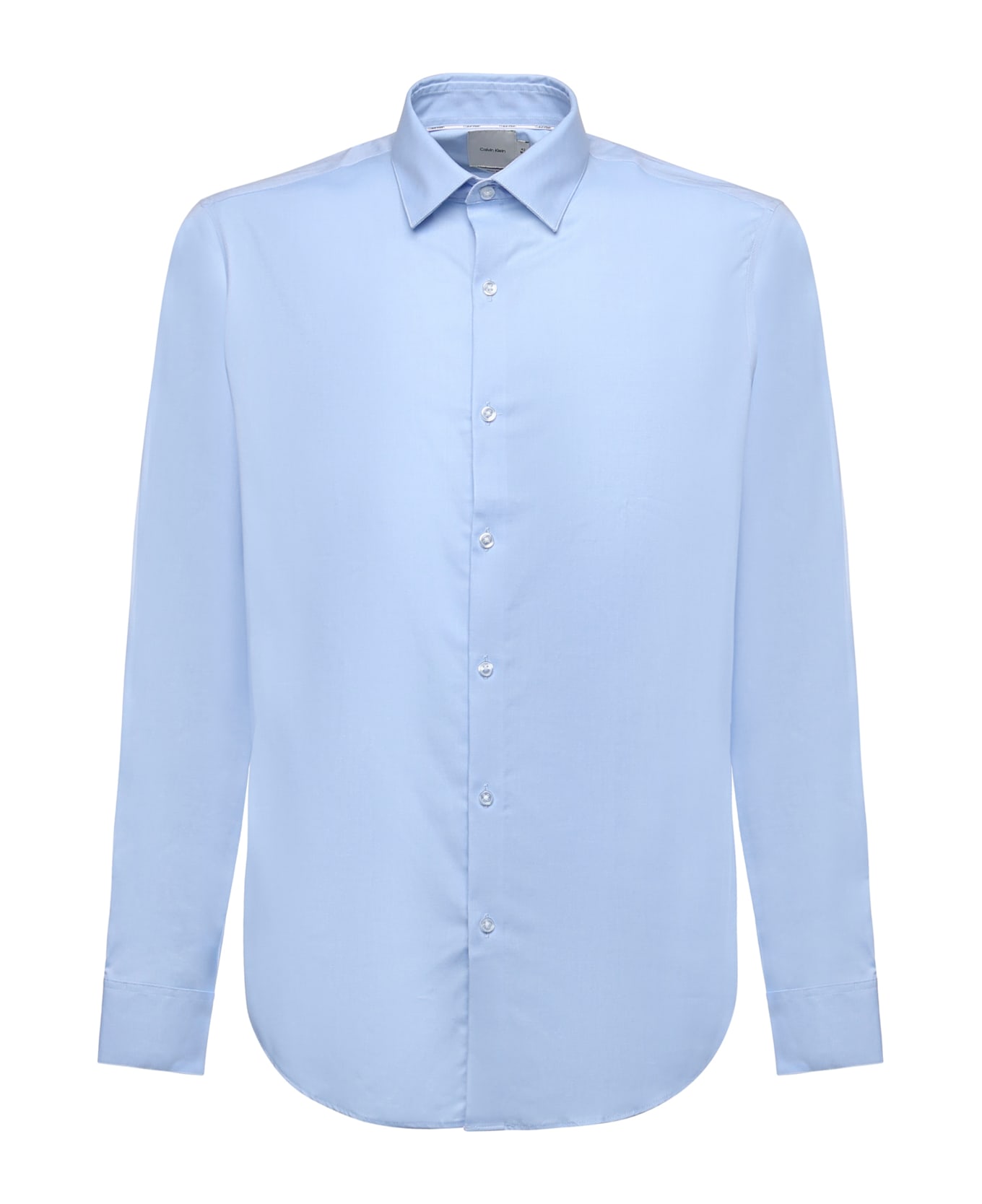 Calvin Klein Stretch Poplin Shirt - Blue