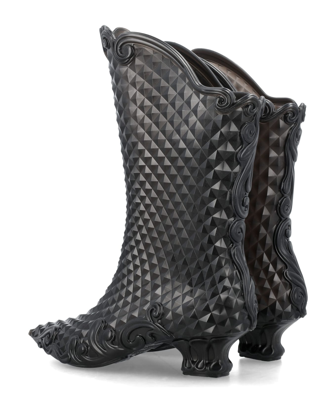Y/Project Melissa Court Boot - BLACK