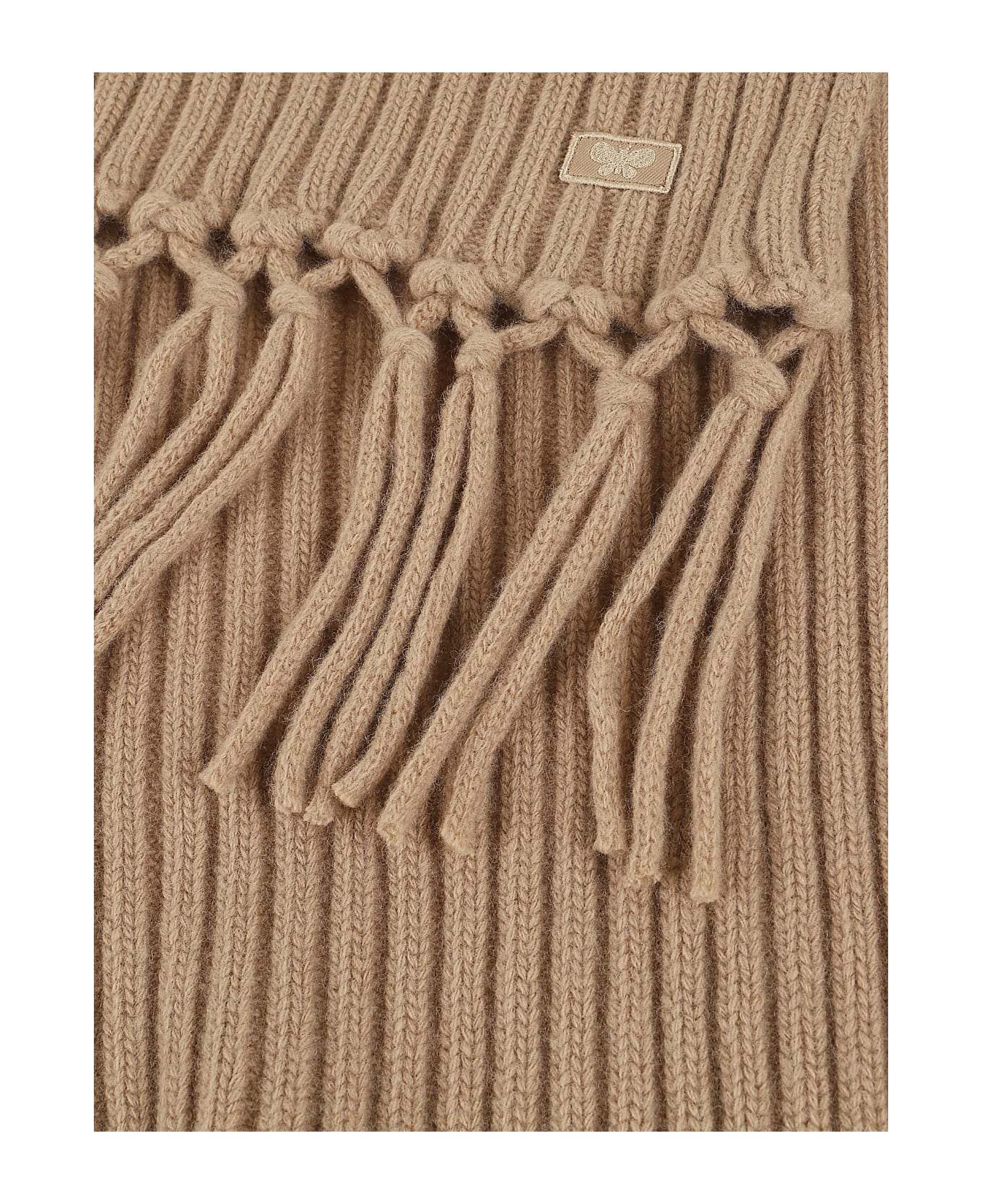 Weekend Max Mara Bimba Knitted-jersey Scarf - Camel
