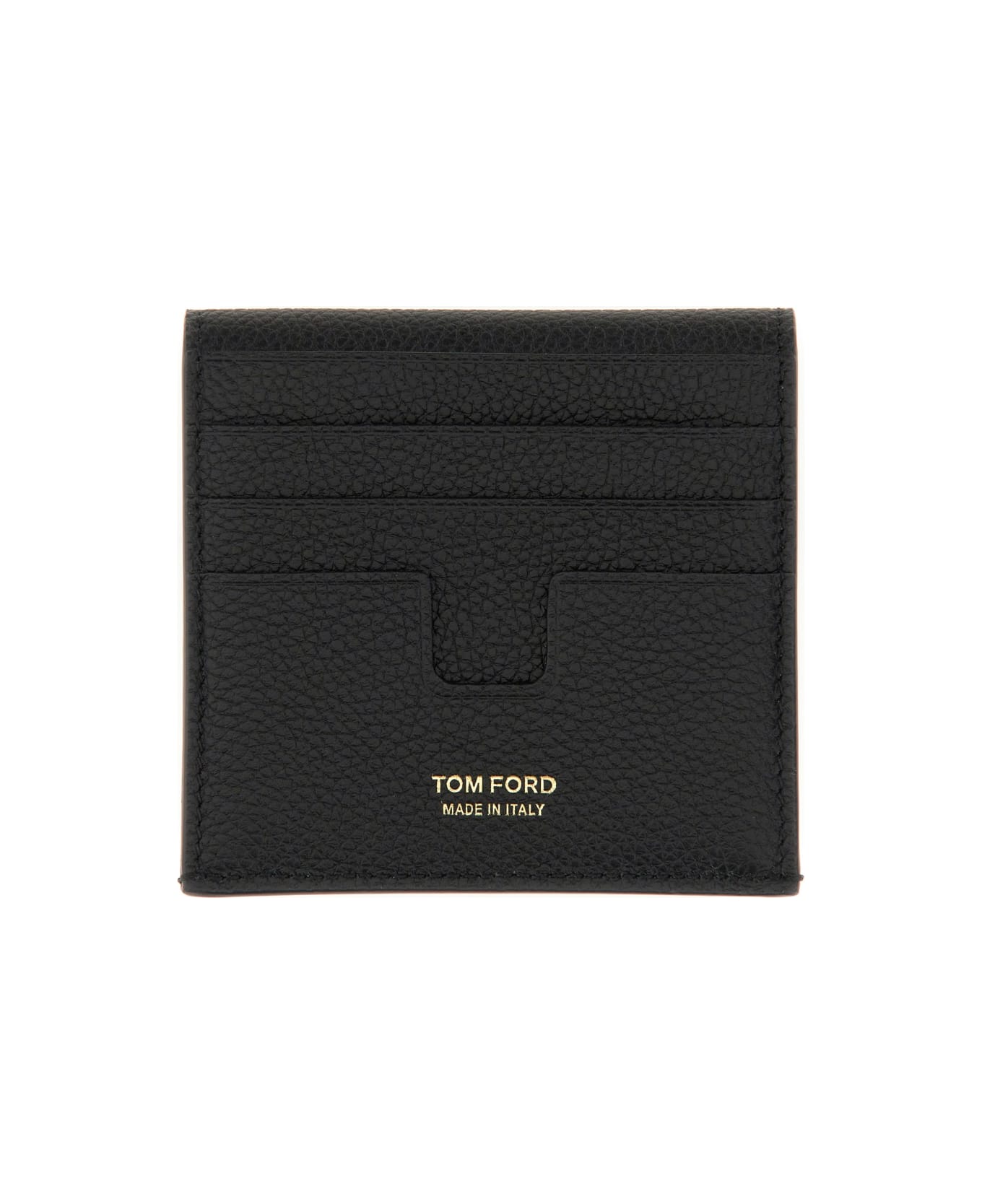 Tom Ford Leather Card Holder - BLACK