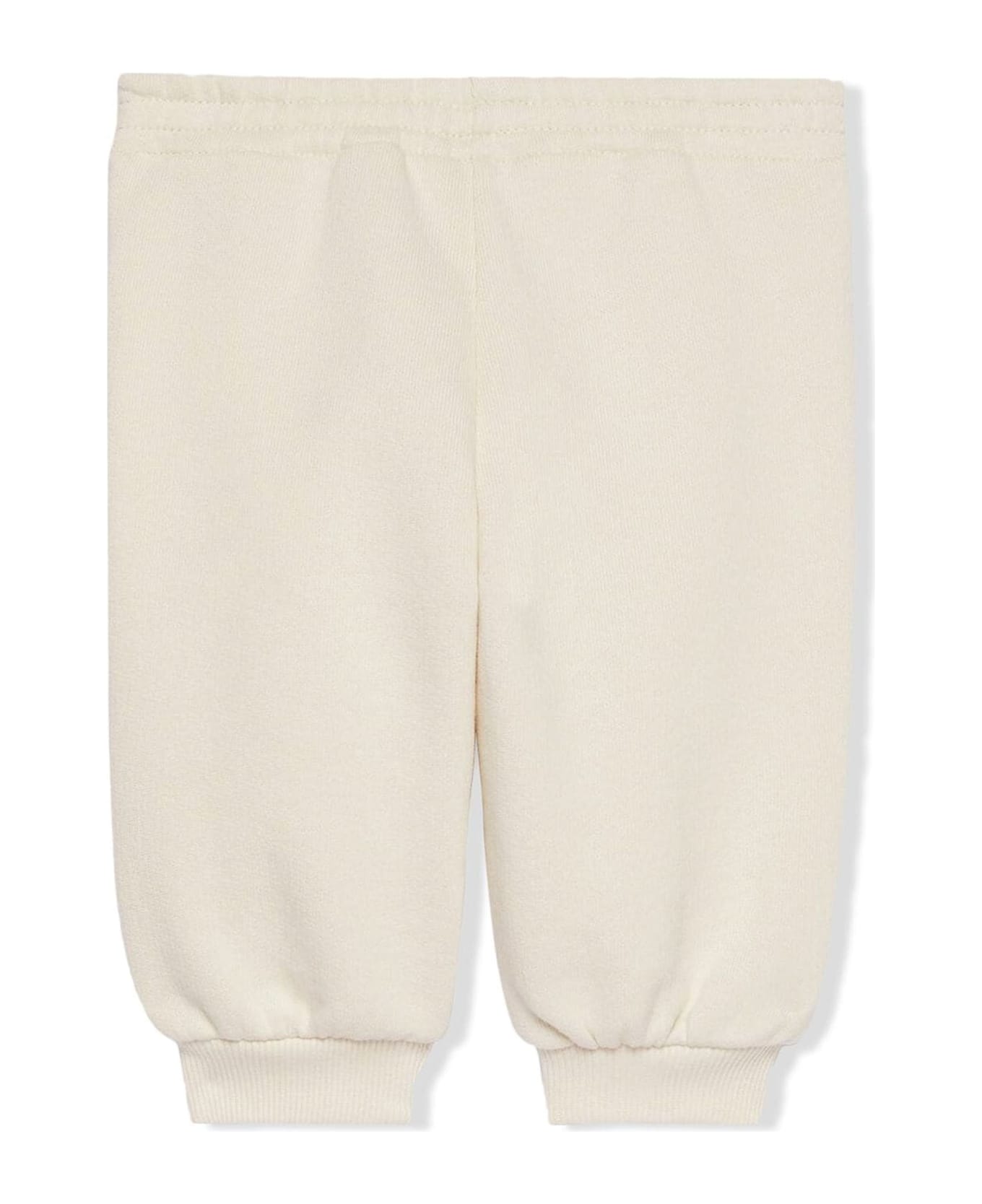 Gucci Baby Cotton Jogging Trousers - Panna