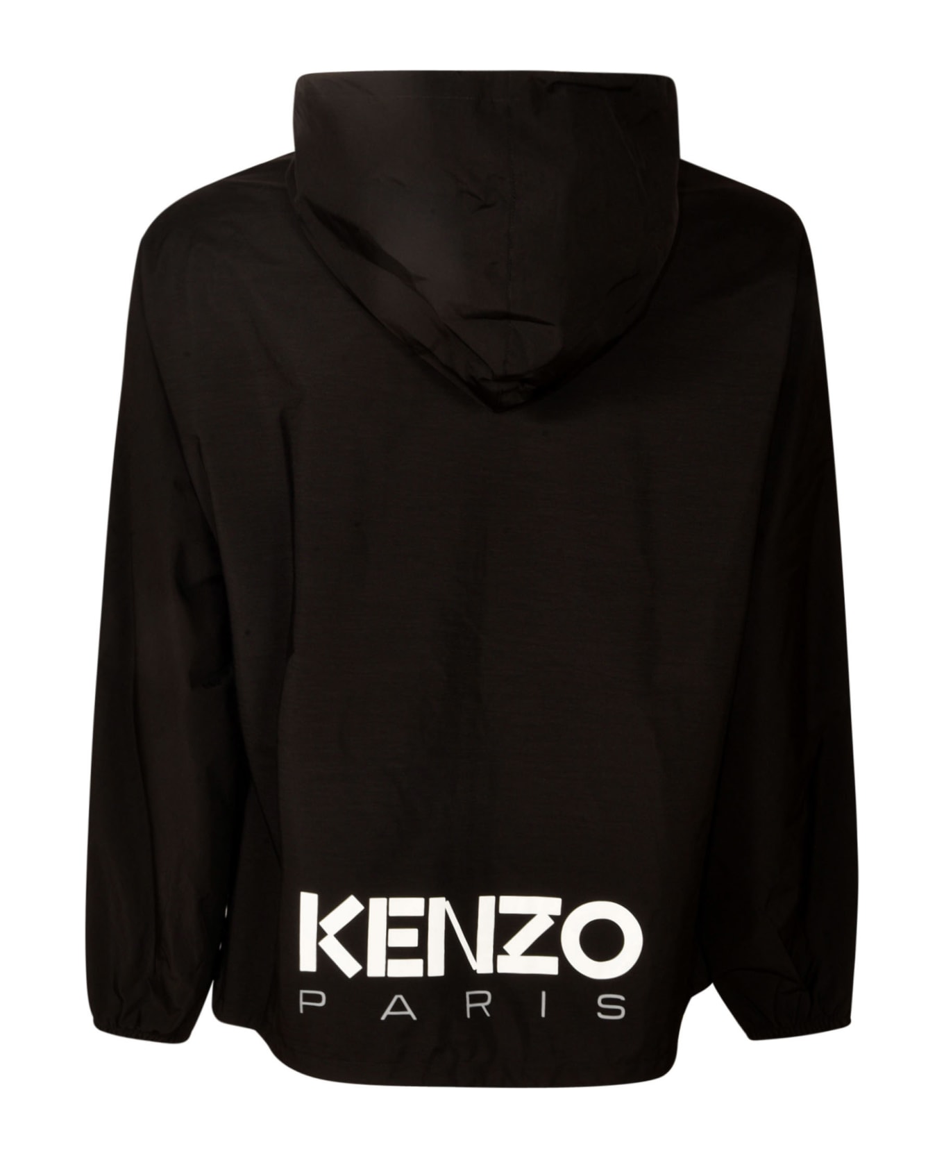 Kenzo Bicolor Windbreaker - Black レインコート