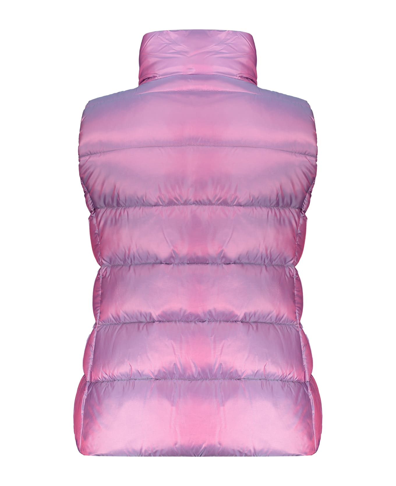 Moorer Full Zip Down Vest - Cyclamen