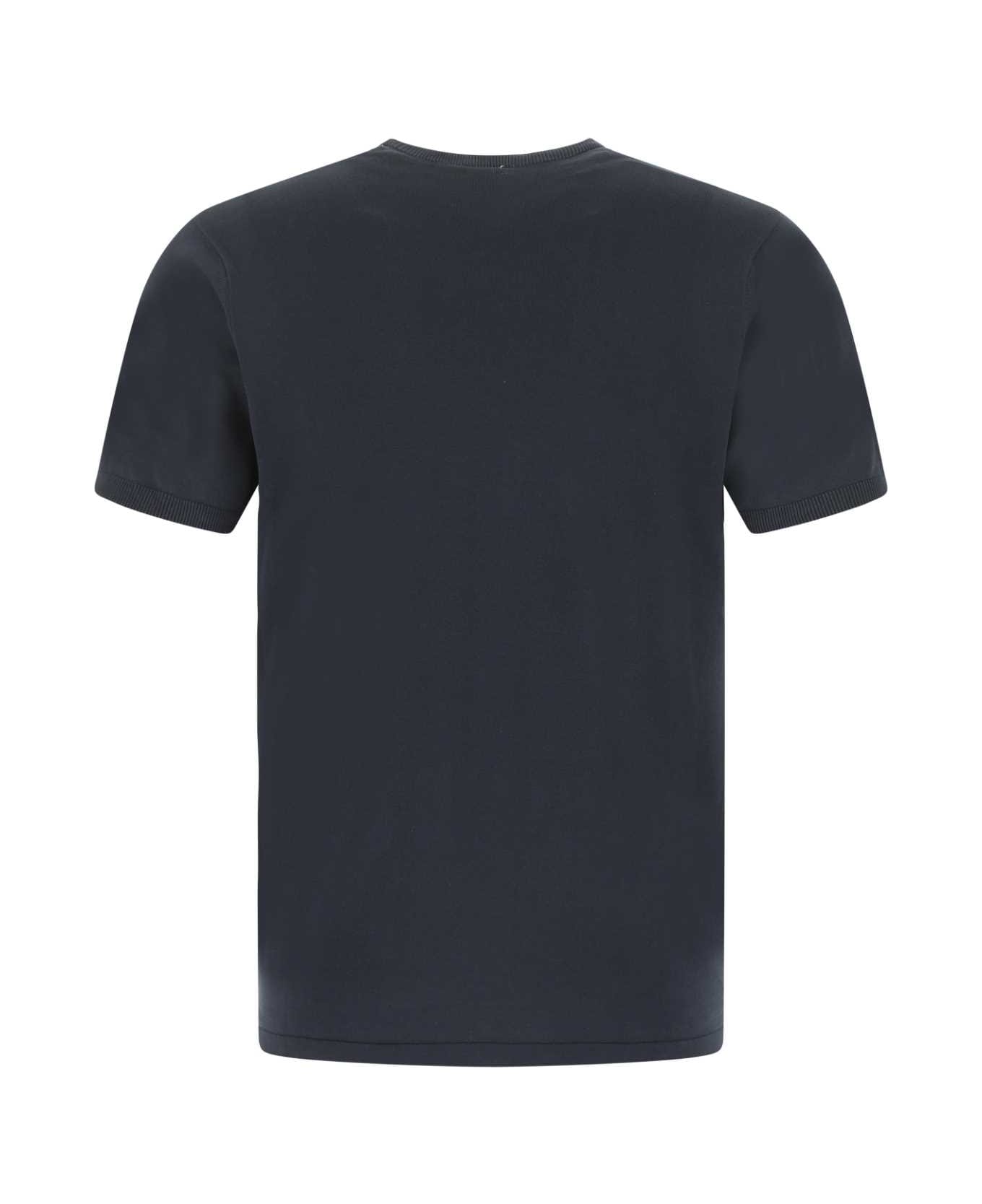 Aspesi Dark Blue Cotton T-shirt - 1098 シャツ