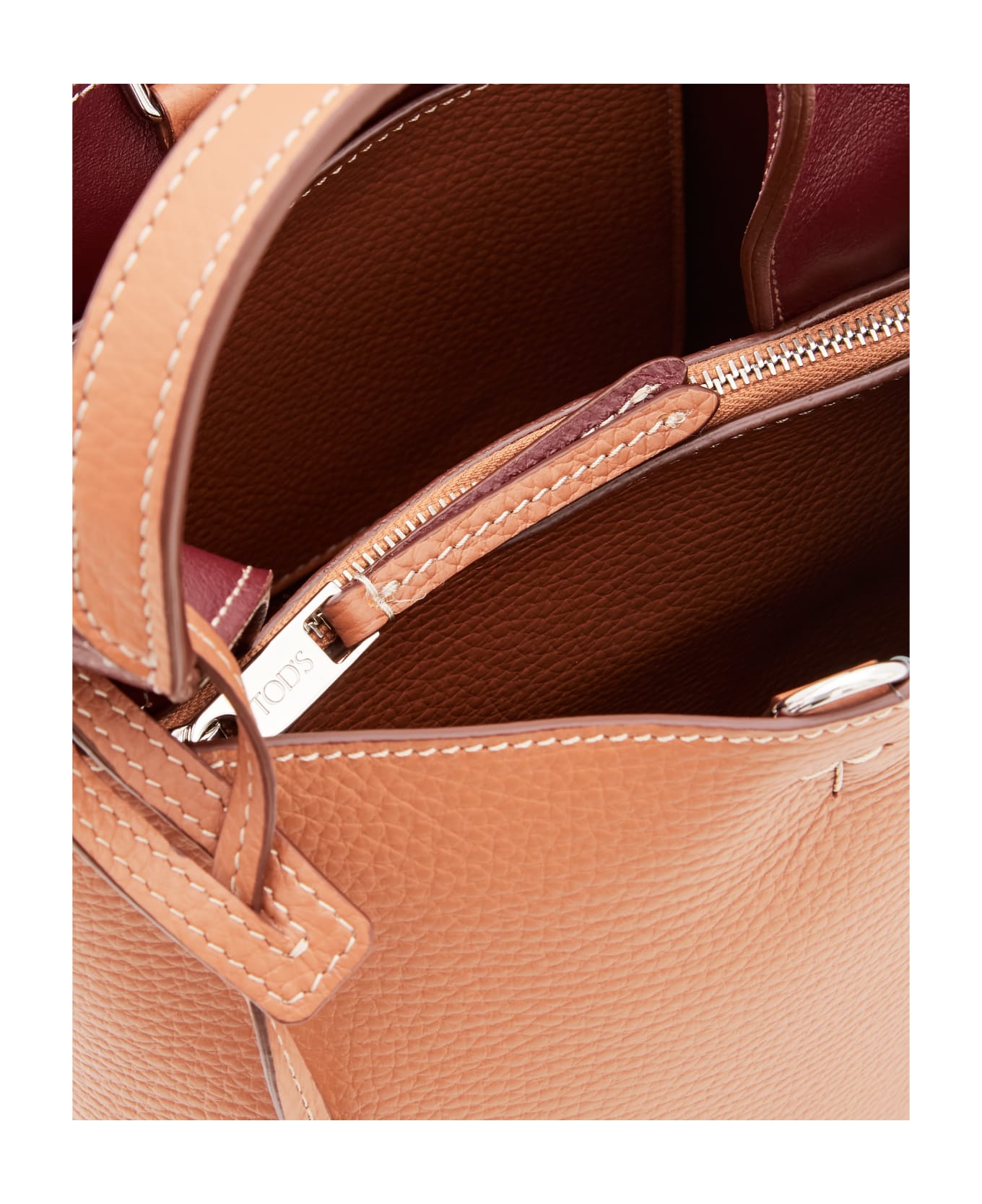 Tod's Mini Leather Shopping Bag - Brown