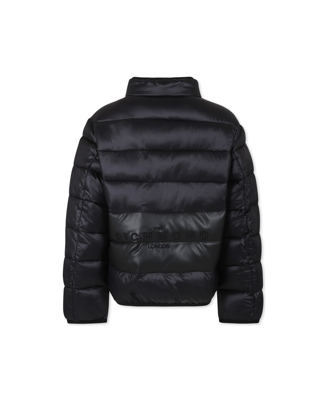 Richmond Black Down Jacket For Boy - Black