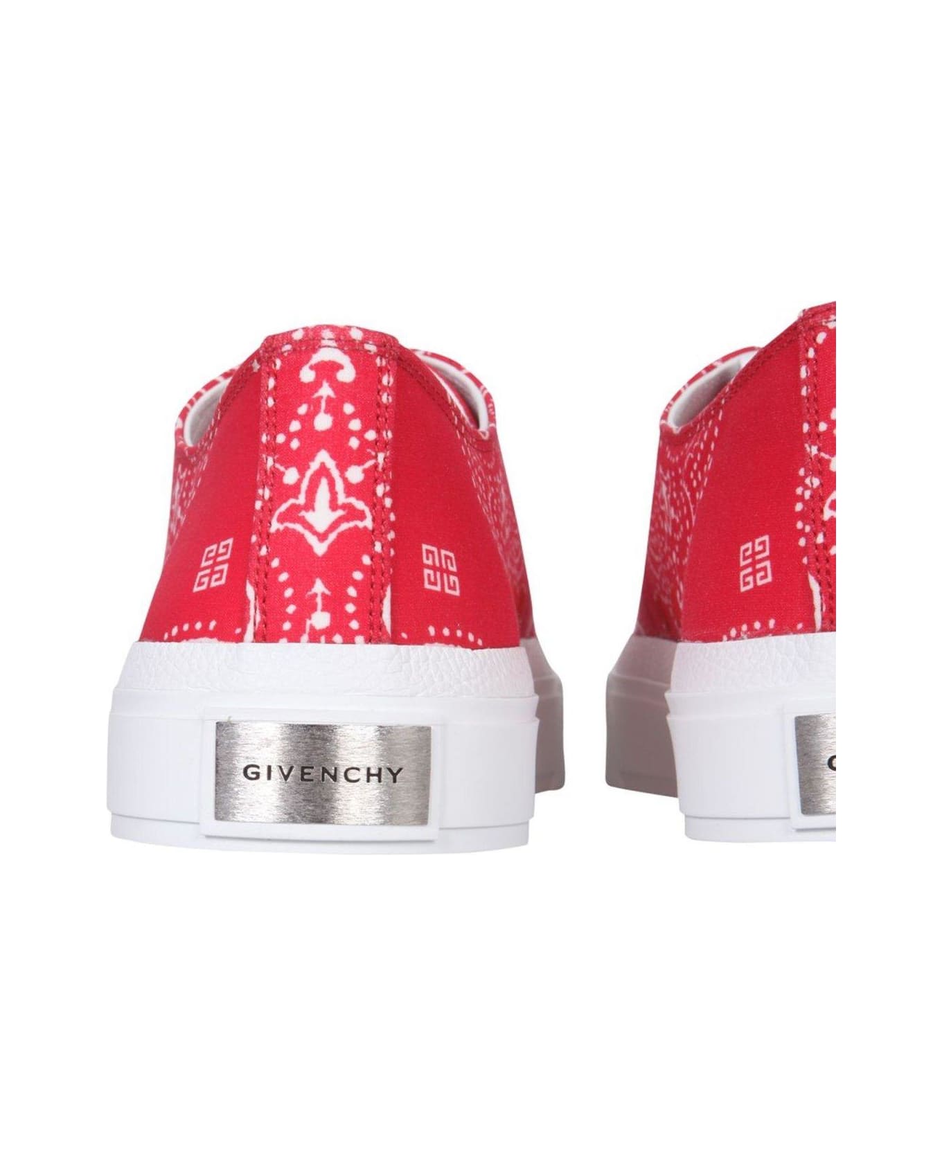 Givenchy Bandana Printed City Sneakers - RED