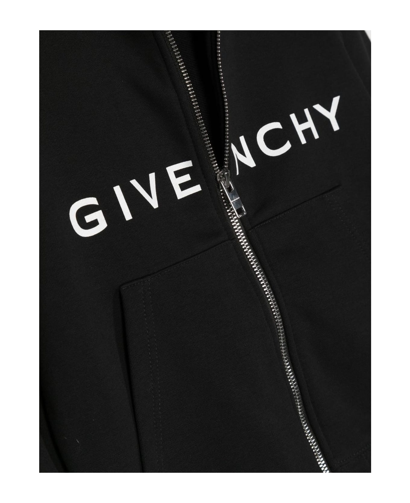 Givenchy Black Cotton Hoodie - Nero