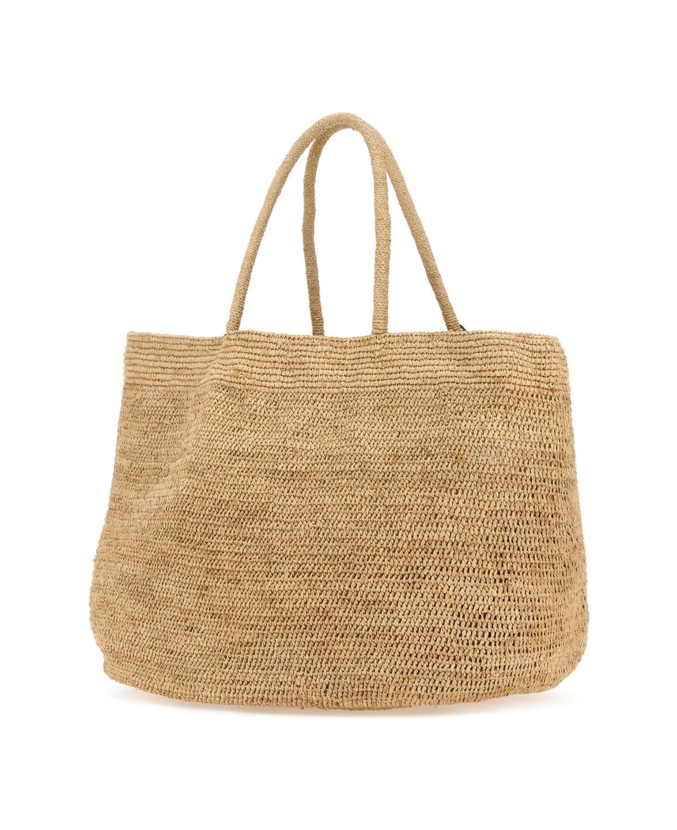 The Row Raffia Oregon Shopping Bag - NATURALANS