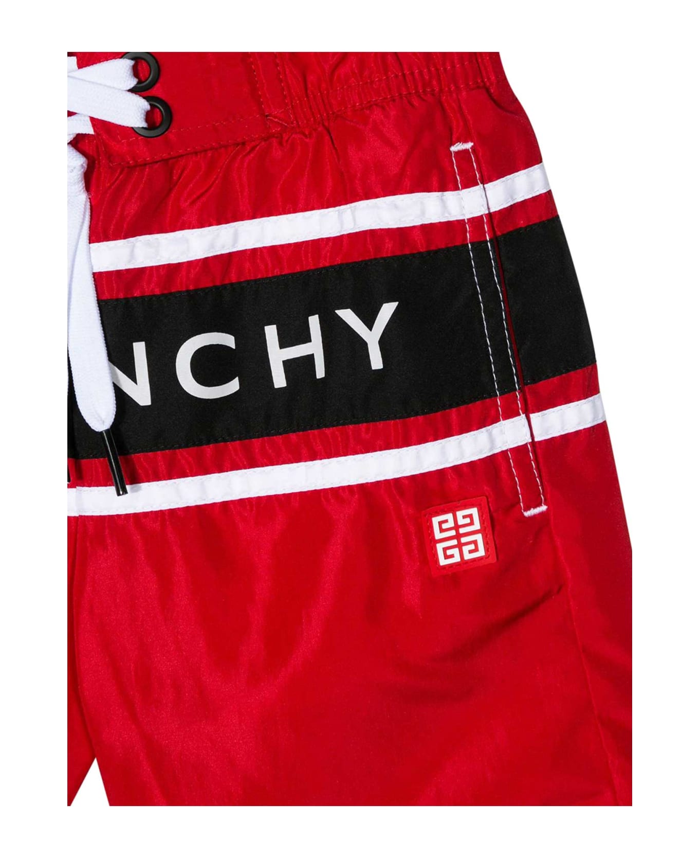Givenchy Kids Printed Swimsuit - Rossa