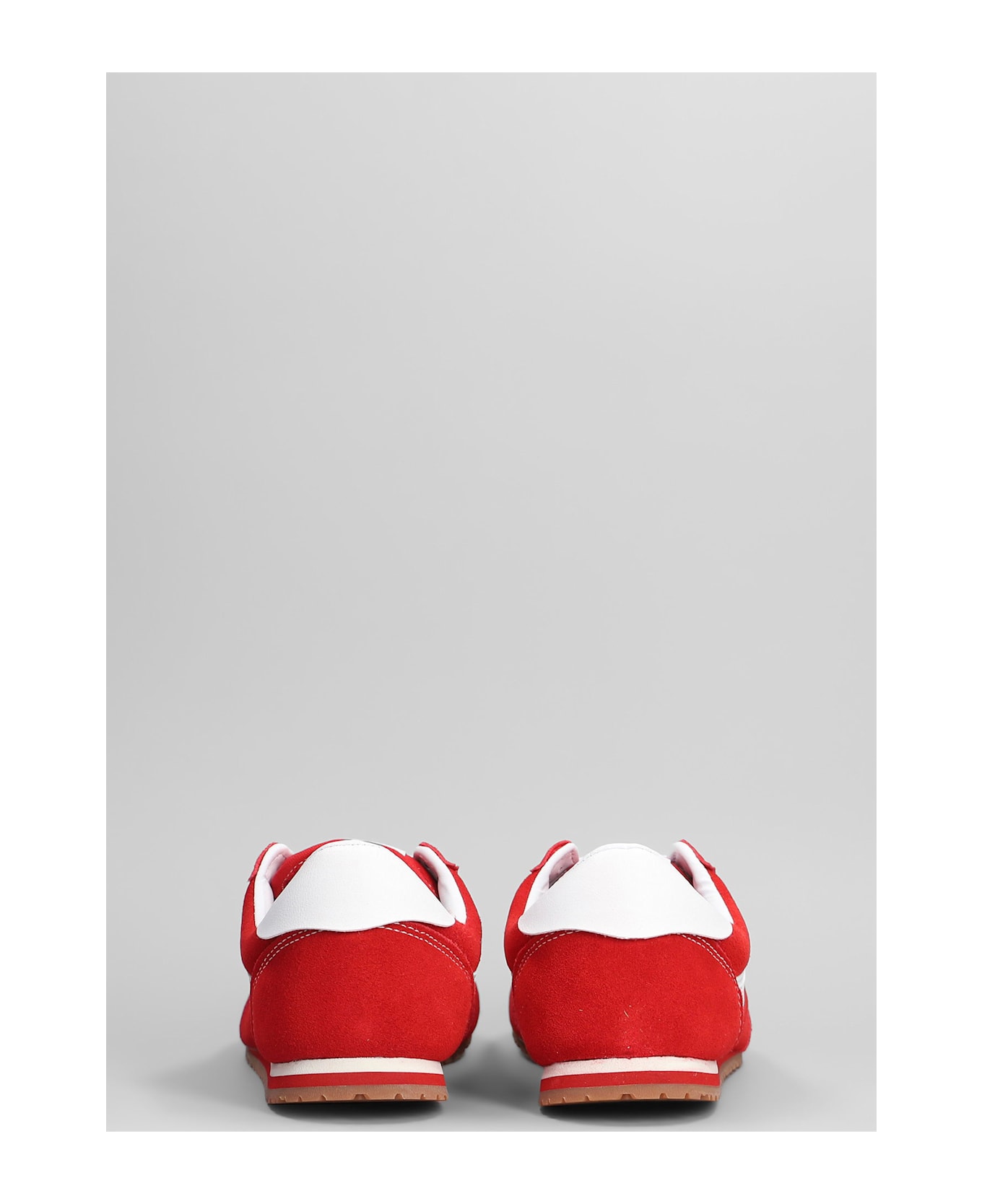 Vans Super Lowpro Sneakers In Red Suede - red