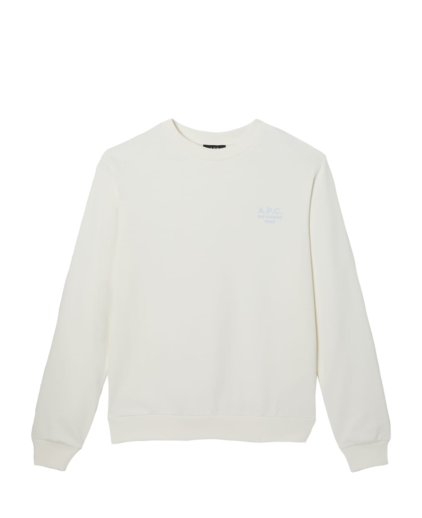 A.P.C. Sweat Standard Rue Madame Gots - Ali Blanc Bleu Ciel