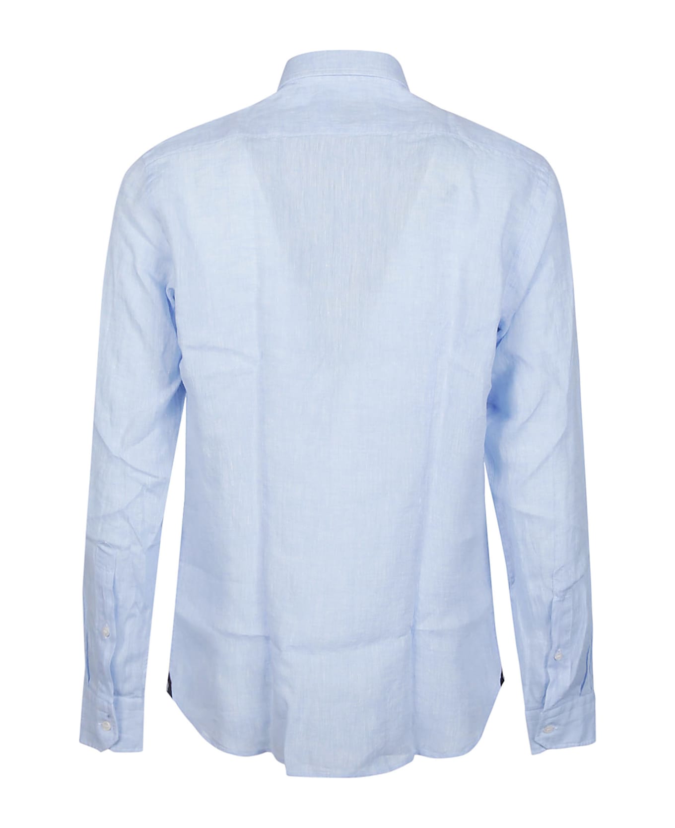 Orian Long Sleeve Slim Shirt - Azzurro シャツ