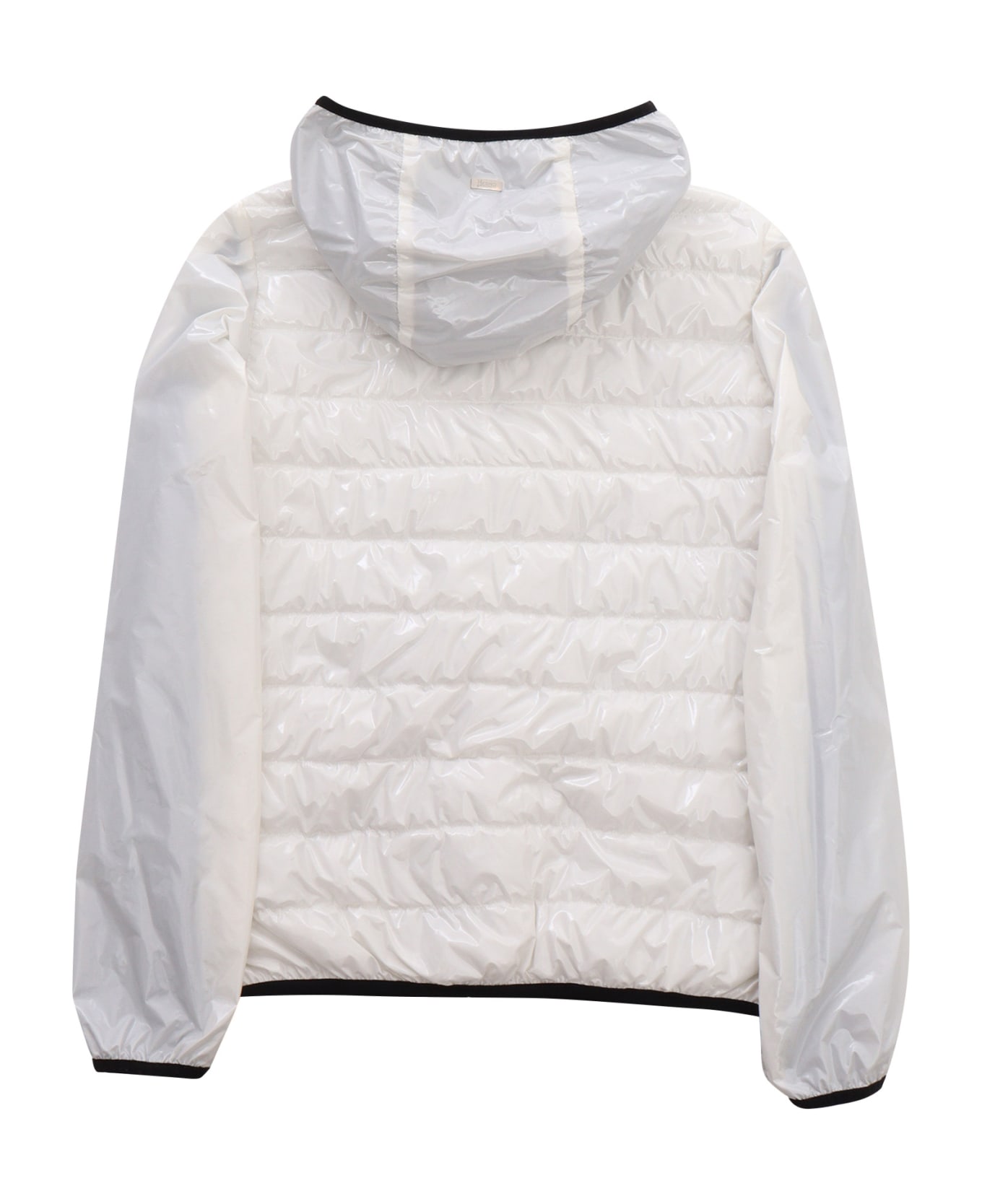 Herno White Padded Jacket - WHITE コート＆ジャケット
