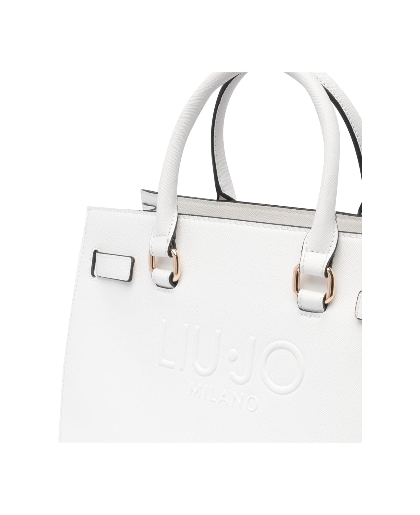 Liu-Jo Logo Tote Bag - White