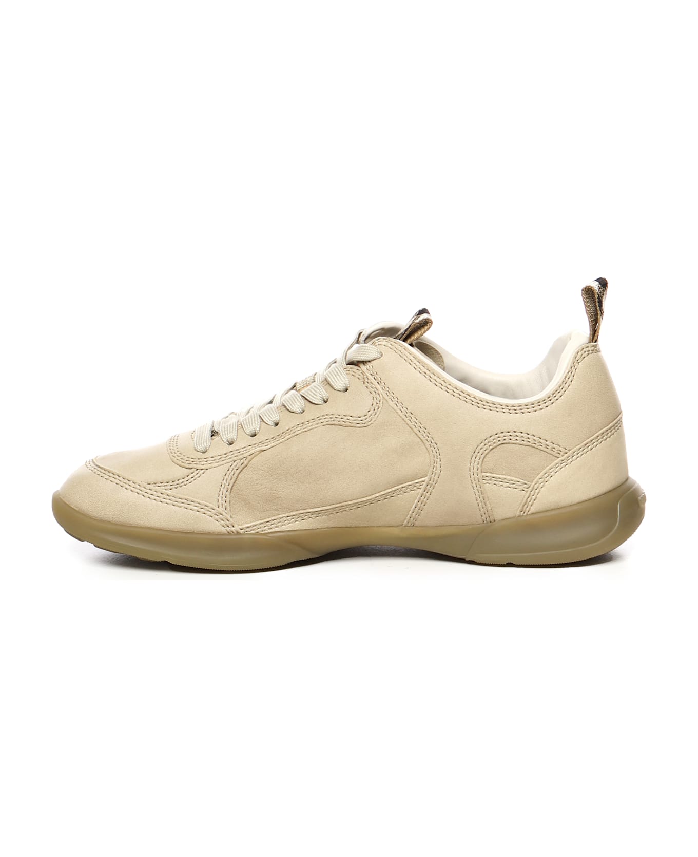 Burberry Matrix Leather Sneaker - Beige