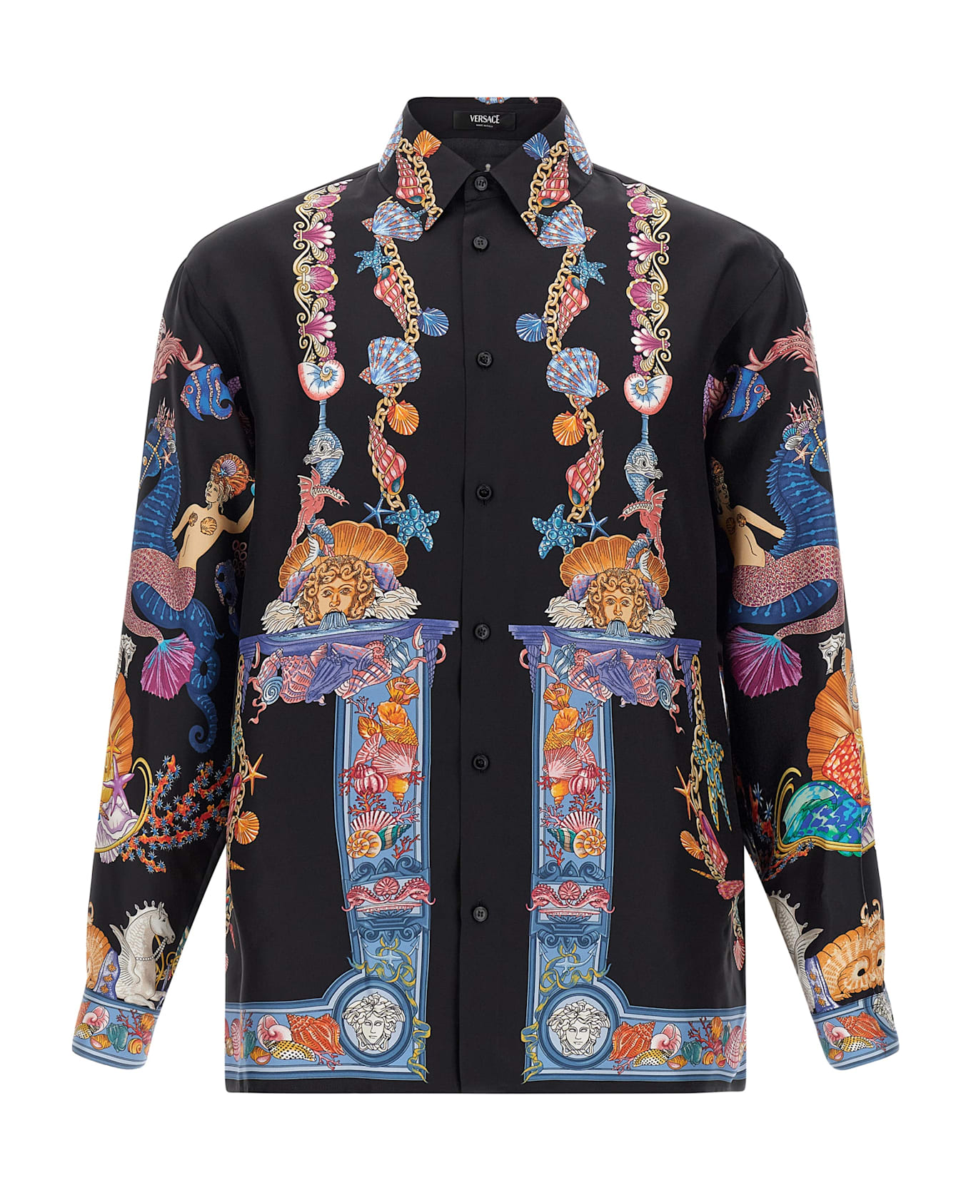 Versace 
coral Theatre
 Shirt - Multicolor