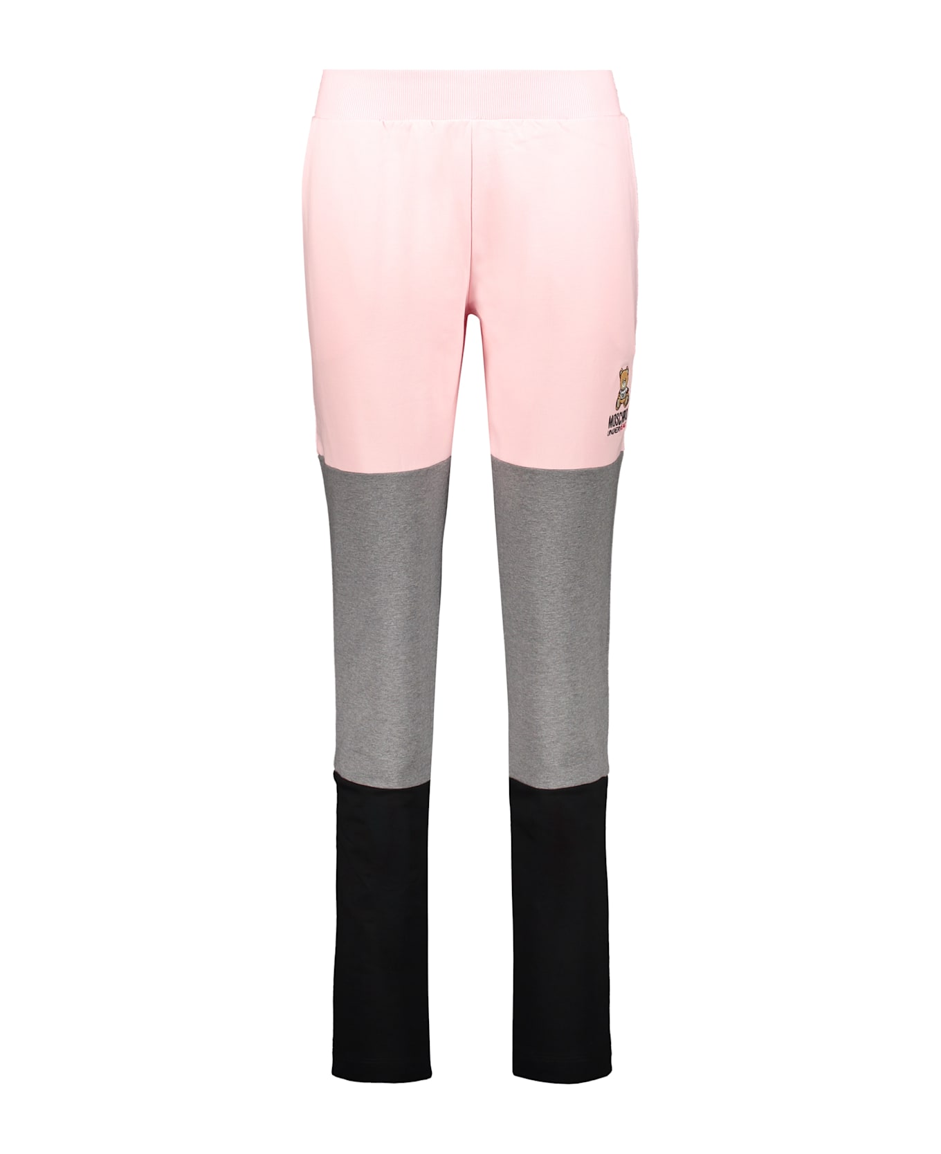 Moschino Logo Print Sweatpants - Pink