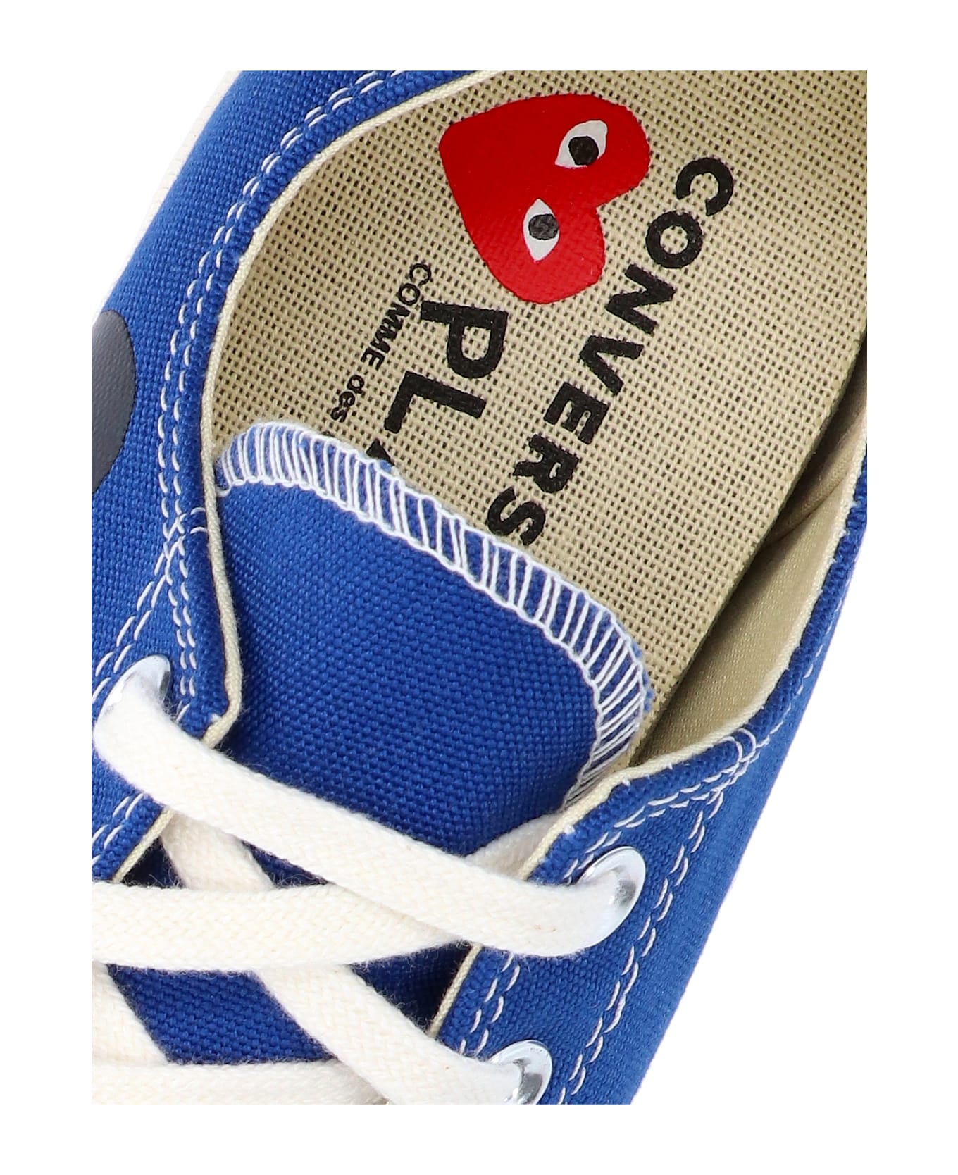 Comme des Garçons Play Low Top "chuck Taylor" Sneakers - Blue