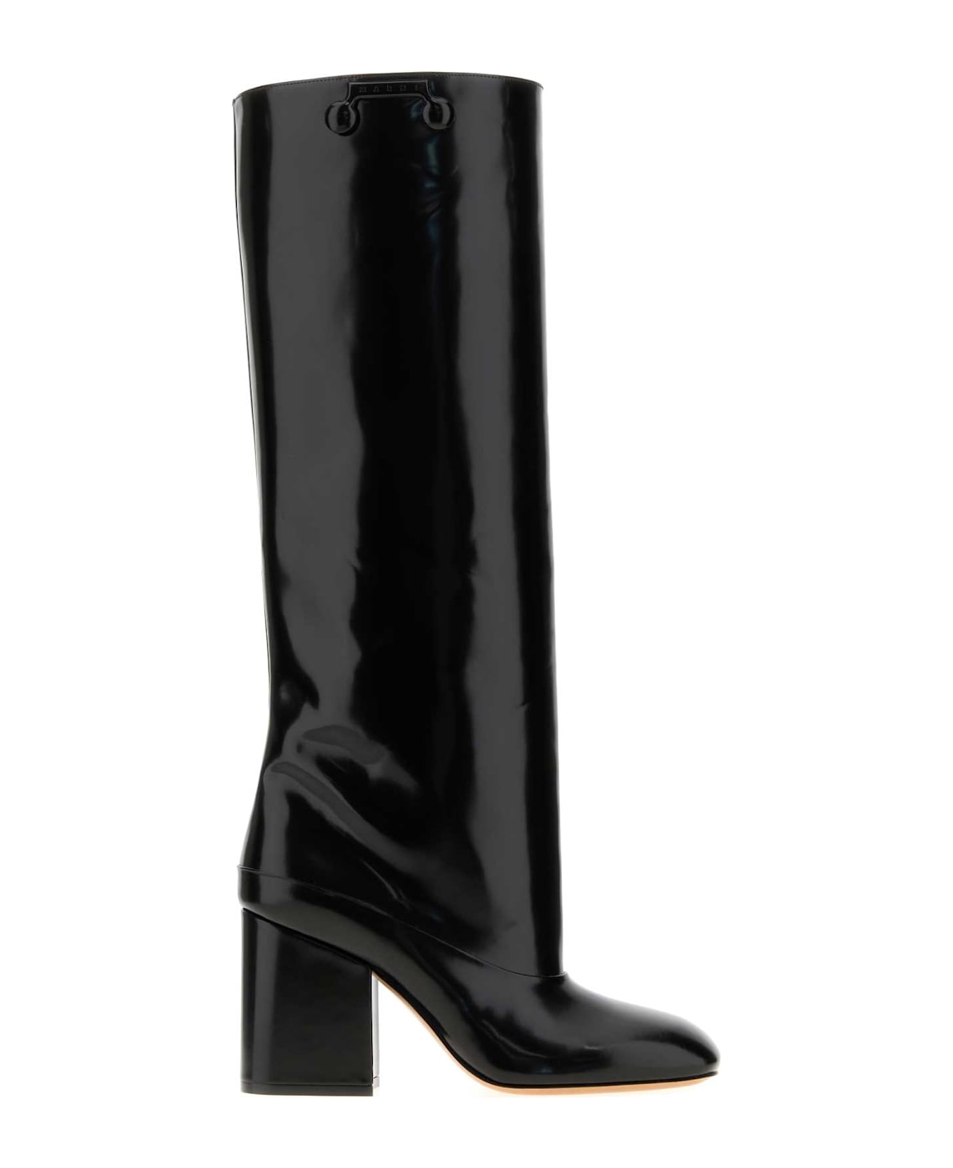 Marni Black Leather Trunkaroo Boots - 00N99