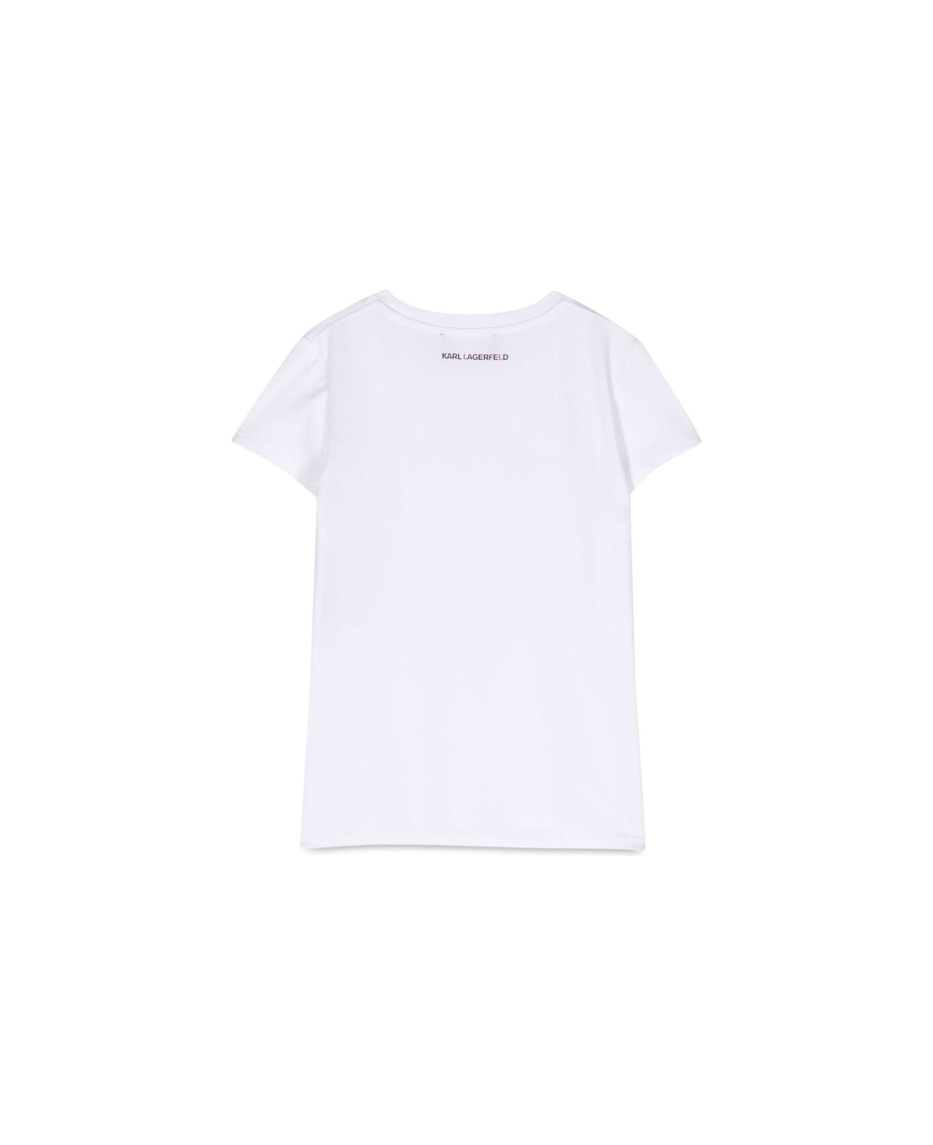 Karl Lagerfeld Kids T-shirt Logo - WHITE